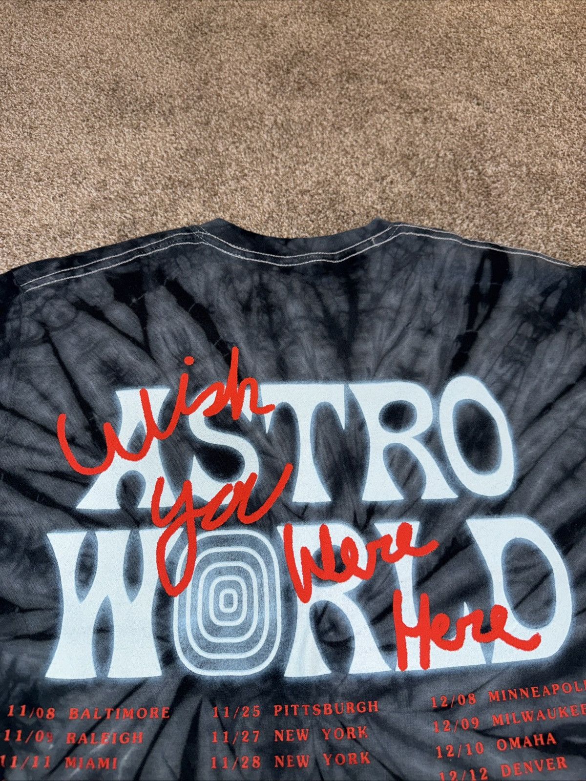 Travis Scott Travis Scott X Astro World No Bystanders Tee Size Medium Size US M / EU 48-50 / 2 - 5 Thumbnail