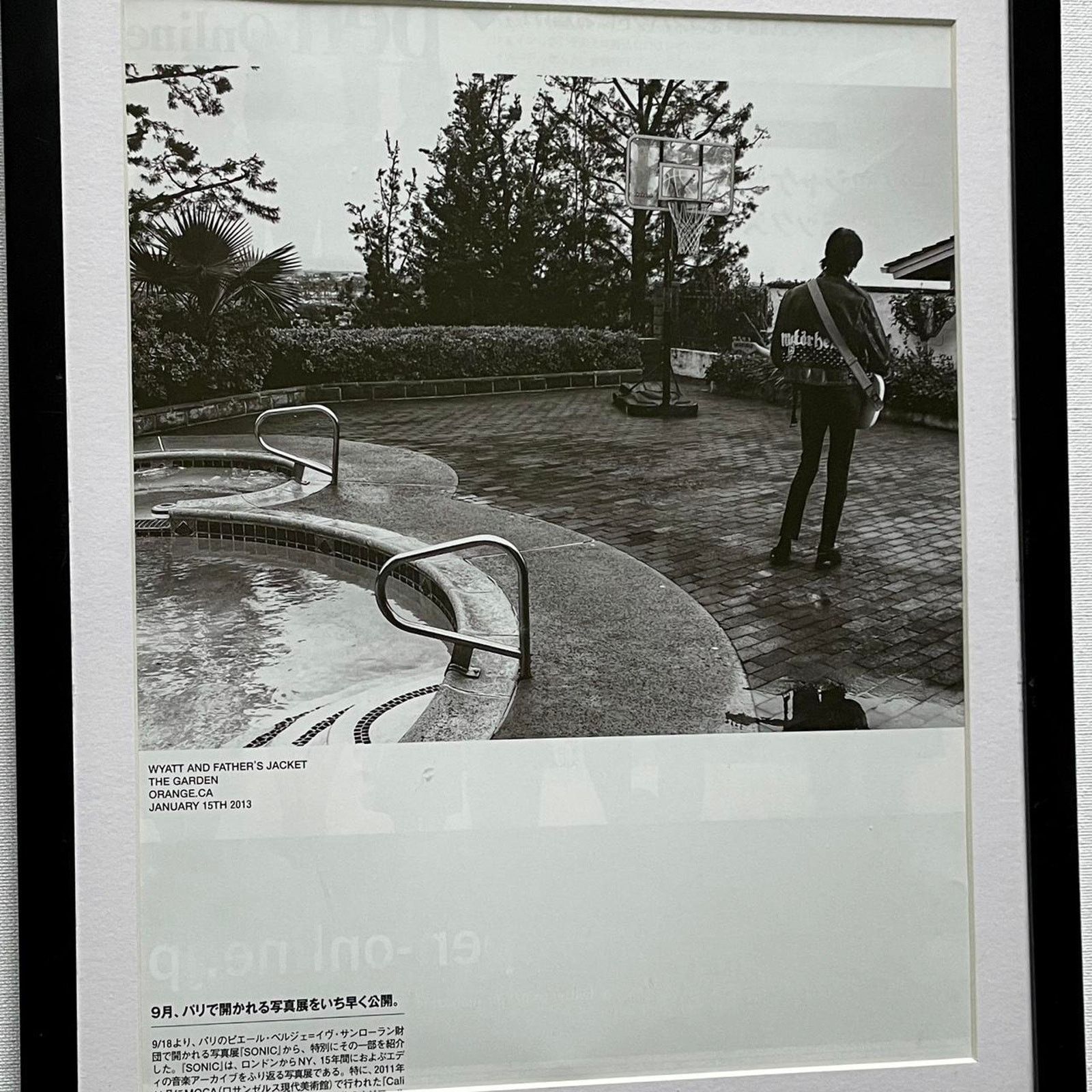 Hedi Slimane × Saint Laurent Paris × Vintage Hedi Slimane WYATT & FATHER'S JACKET photo framed 9x11 Size ONE SIZE - 2 Thumbnail