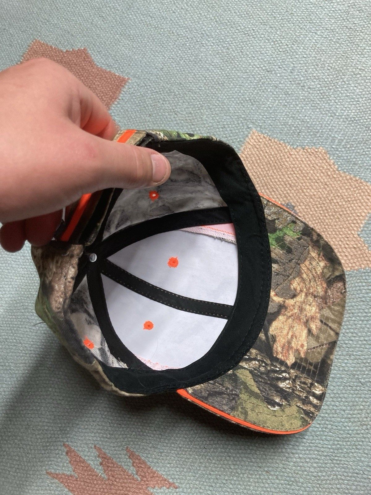 Mossy Oaks × Vintage Strapback hat camo mossy oak Penray automotive hi vis NWT Size ONE SIZE - 7 Thumbnail