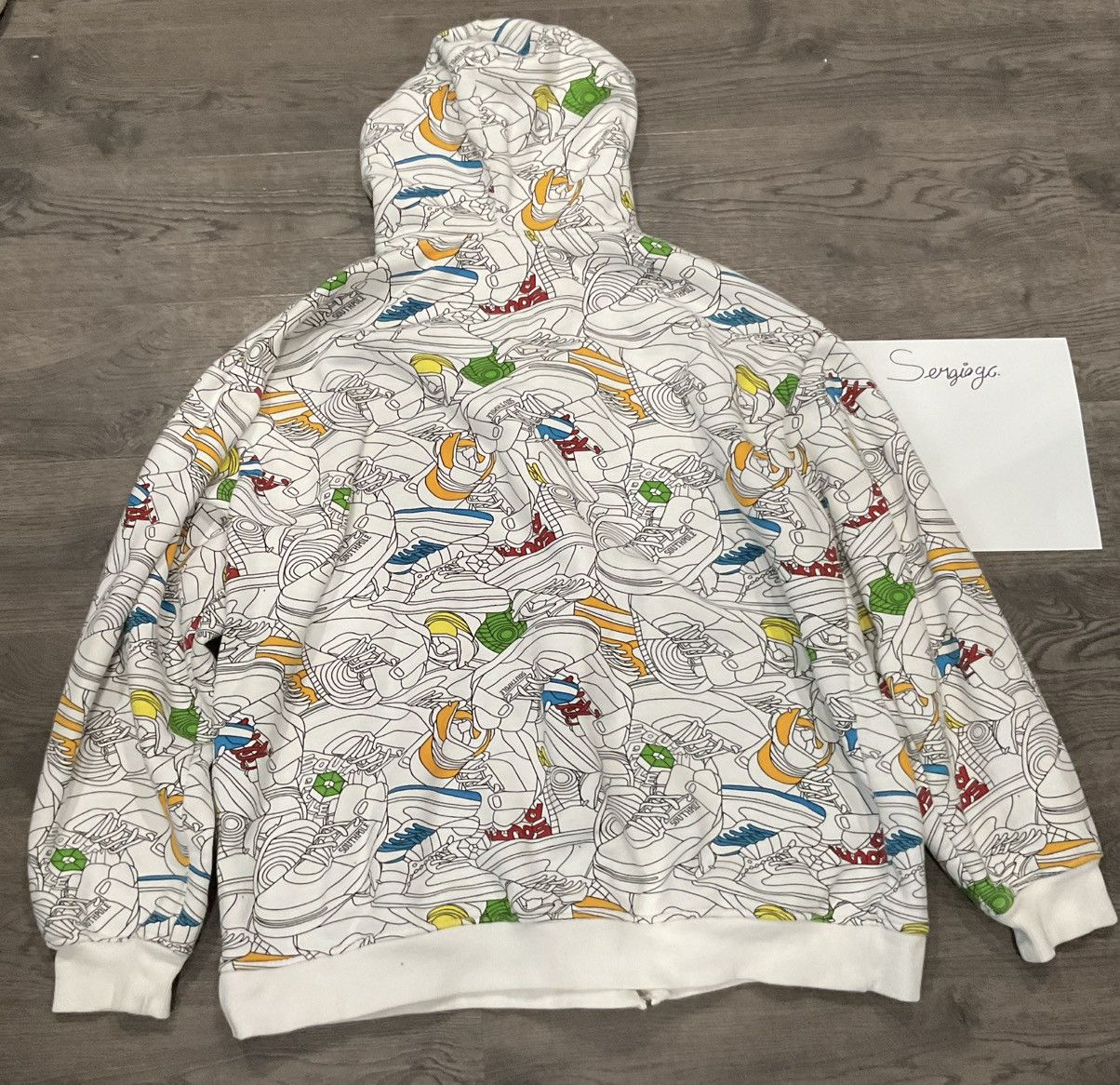 Southpole South Pole Baggy Colorful Sneakers Zip Up Hoodie Size US XXL / EU 58 / 5 - 2 Thumbnail