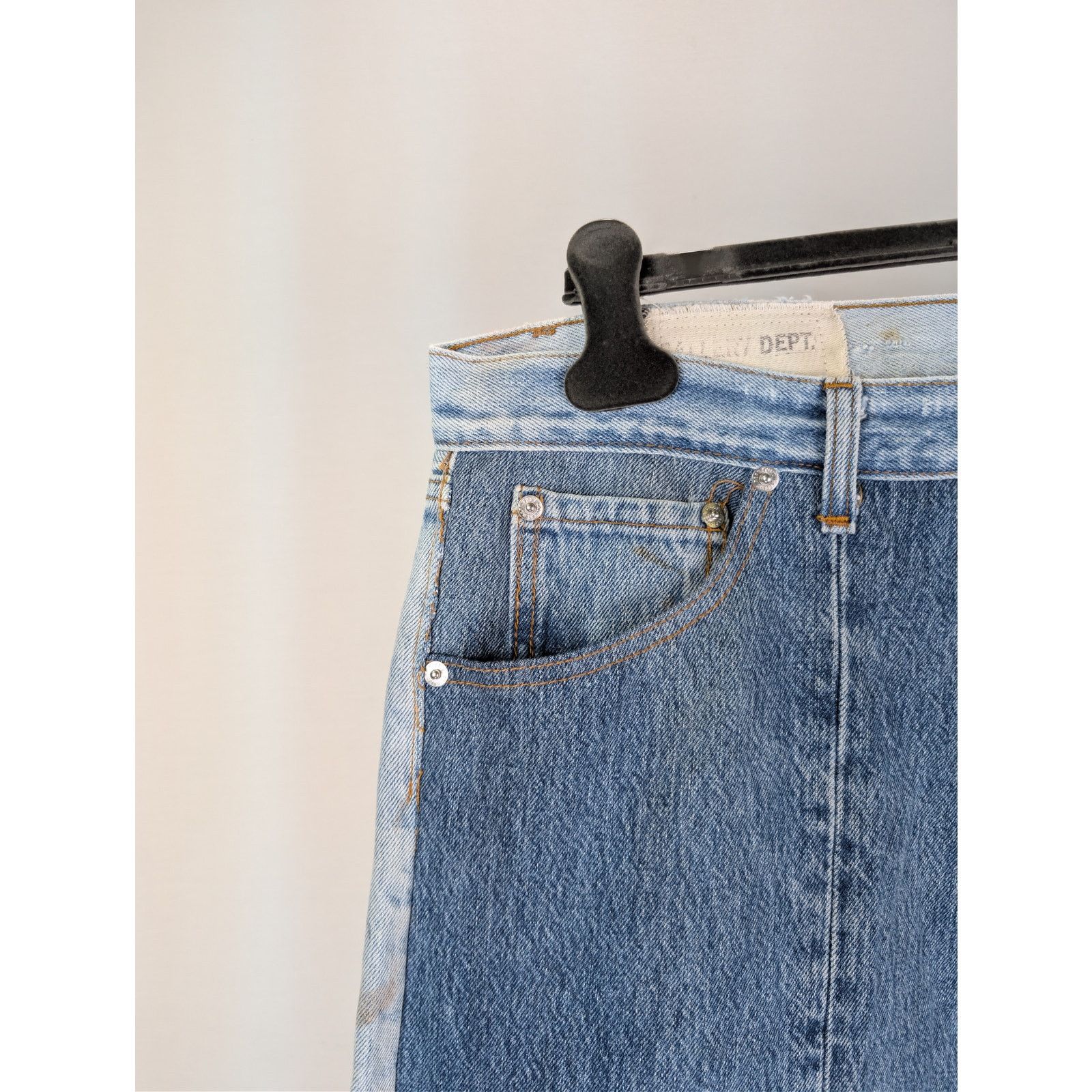 Gallery Dept. o1rshd1 Ken Reworked Vintage Ripped Destory Denim Jeans Size US 38 / EU 54 - 6 Thumbnail