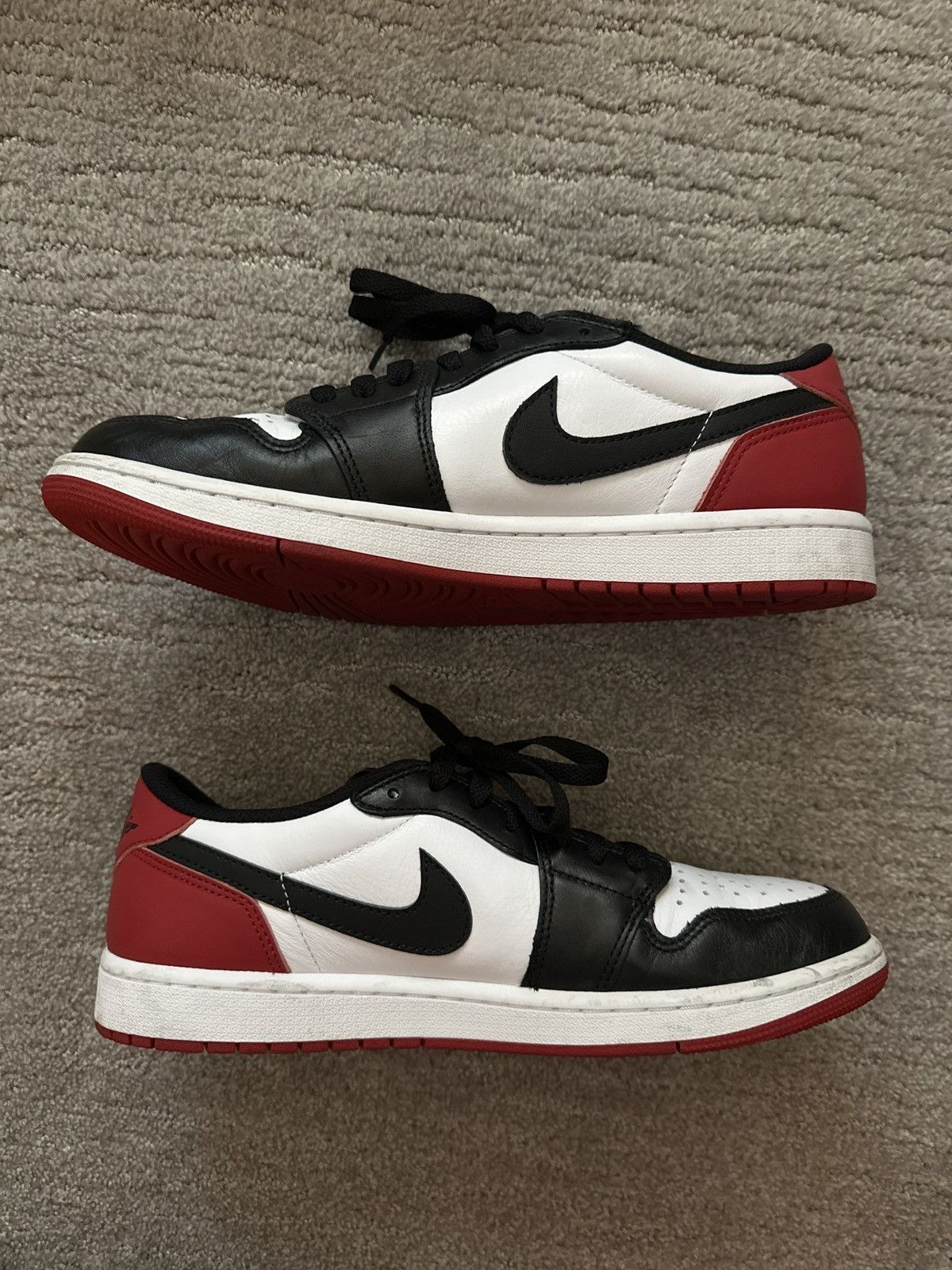 Jordan Brand Jordan 1 Low OG Bred - Mens 10.5 Size US 10.5 / EU 43-44 - 2 Thumbnail