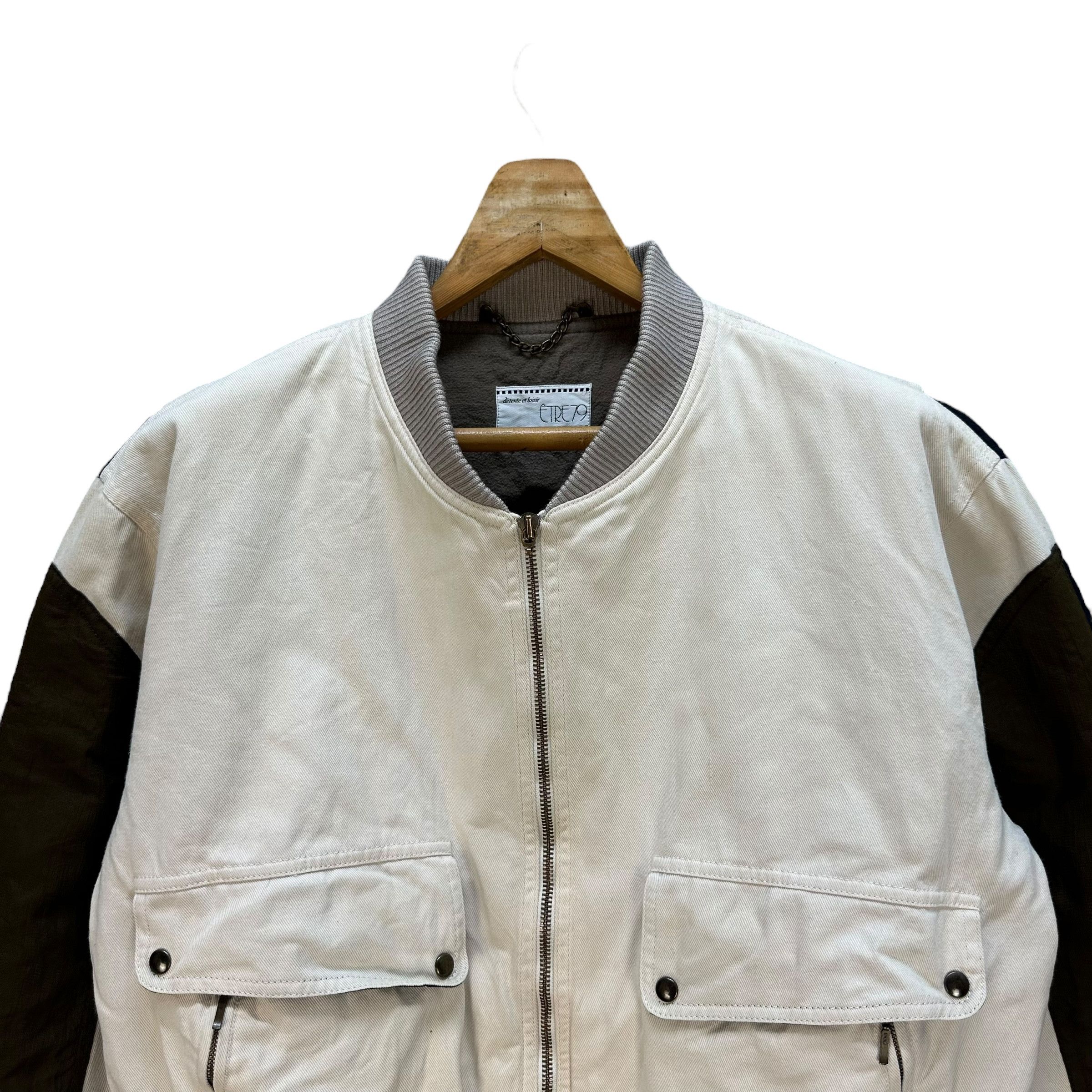 Vintage Vintage ETRE 79 Bomber Jacket Work Chore Jacket #A56-1277 Size US M / EU 48-50 / 2 - 2 Thumbnail