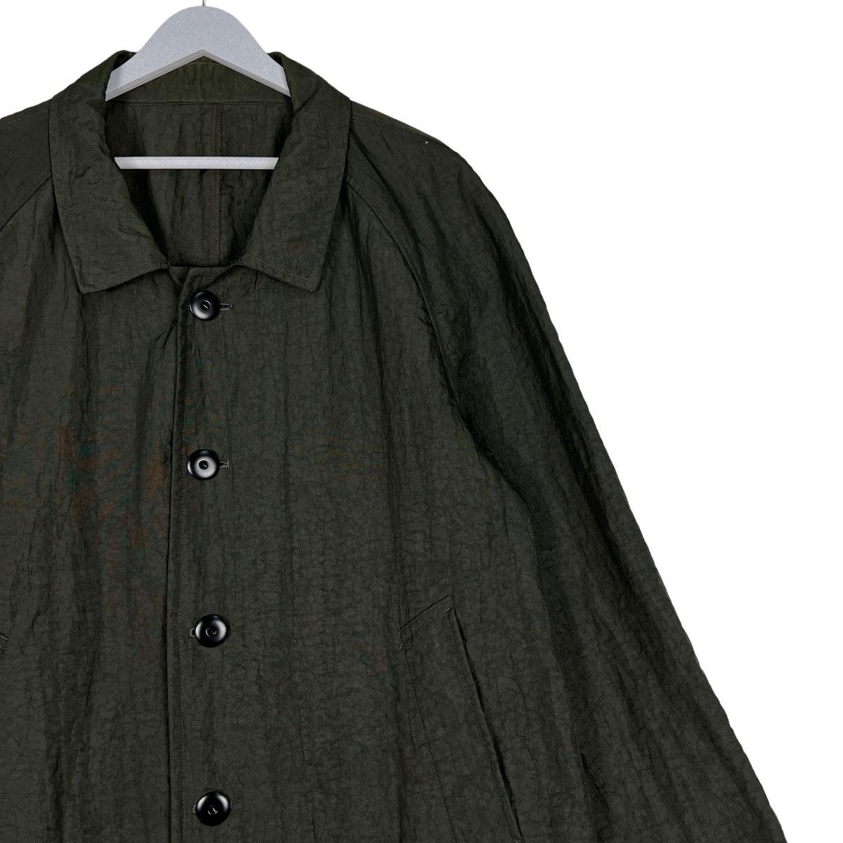 Issey Miyake 🔥 90s FEBUARY 0-7 NYLON TRENCH COAT Size US L / EU 52-54 / 3 - 7 Thumbnail