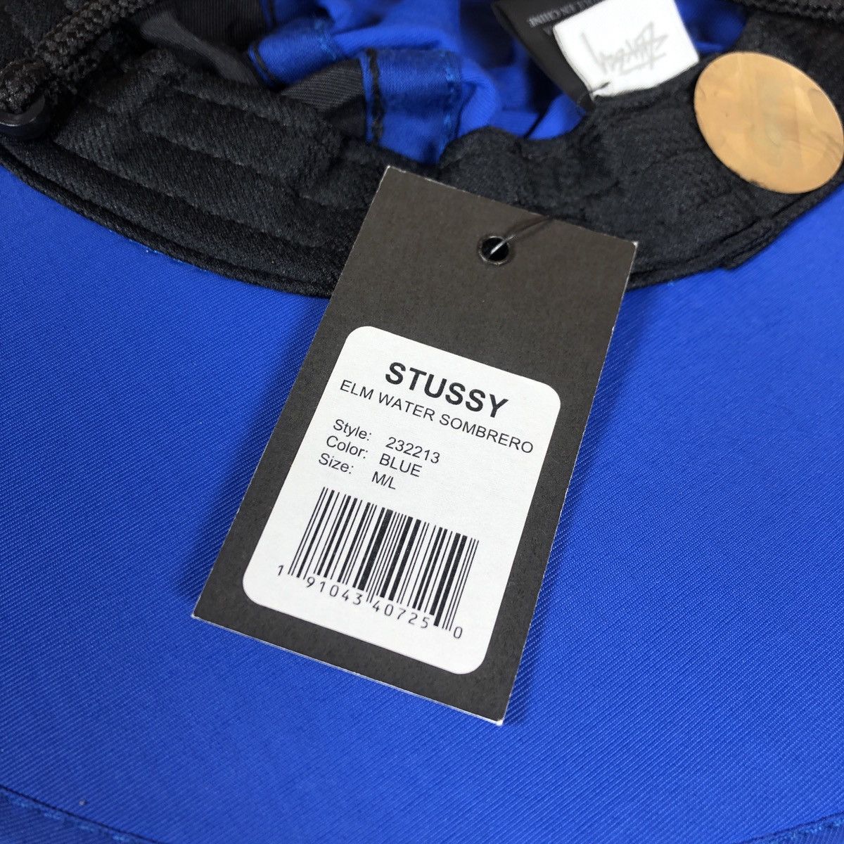 Stussy × Vintage Stussy Elm Water Sombrero Bucket Size ONE SIZE - 4 Thumbnail