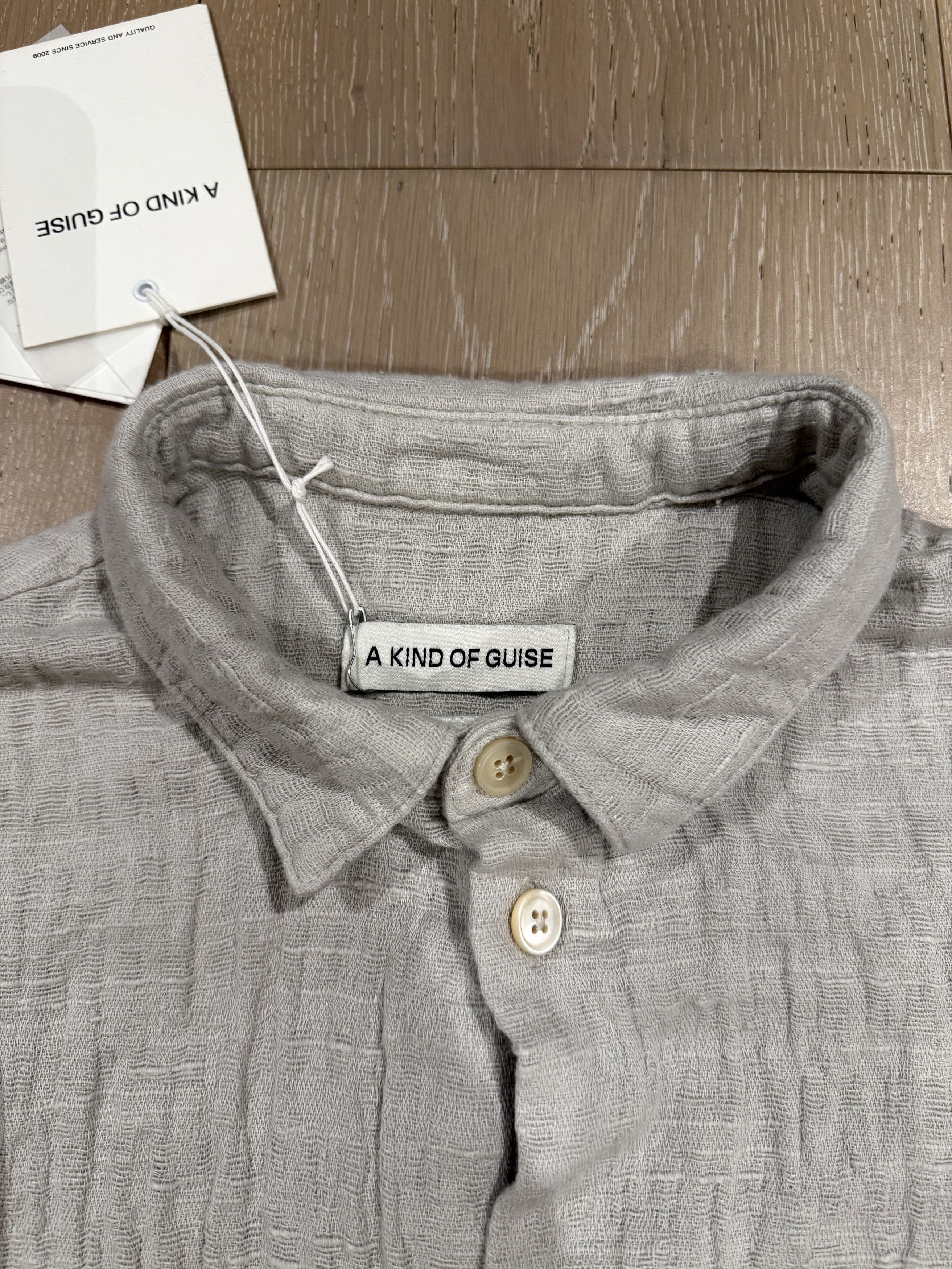 A Kind Of Guise 💚 SS24 A Kind Of Guise Gusto Shirt Washed Clay Medium NEW Size US M / EU 48-50 / 2 - 12 Thumbnail