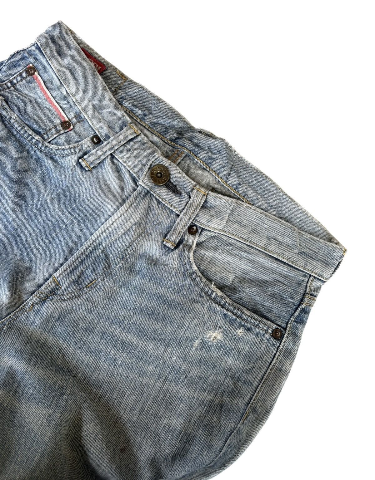 Hysteric Glamour × Undercover 🔥EDWIN 505zx SELVEDGE DENIM BUCKLE BACK BLUE WASH JEANS Size US 30 / EU 46 - 10 Thumbnail