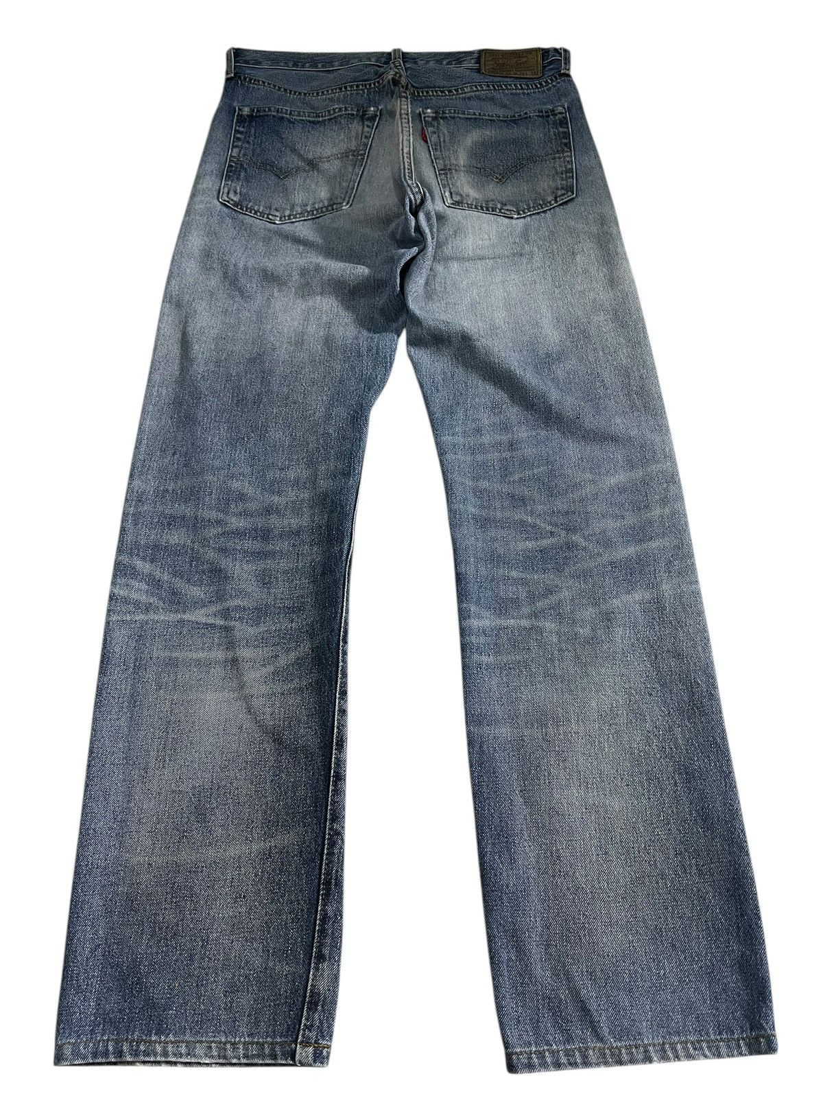 Levi's LVC Levi’s 501z xx Big E Distress Faded Selvedge Jean Size US 30 / EU 46 - 2 Thumbnail
