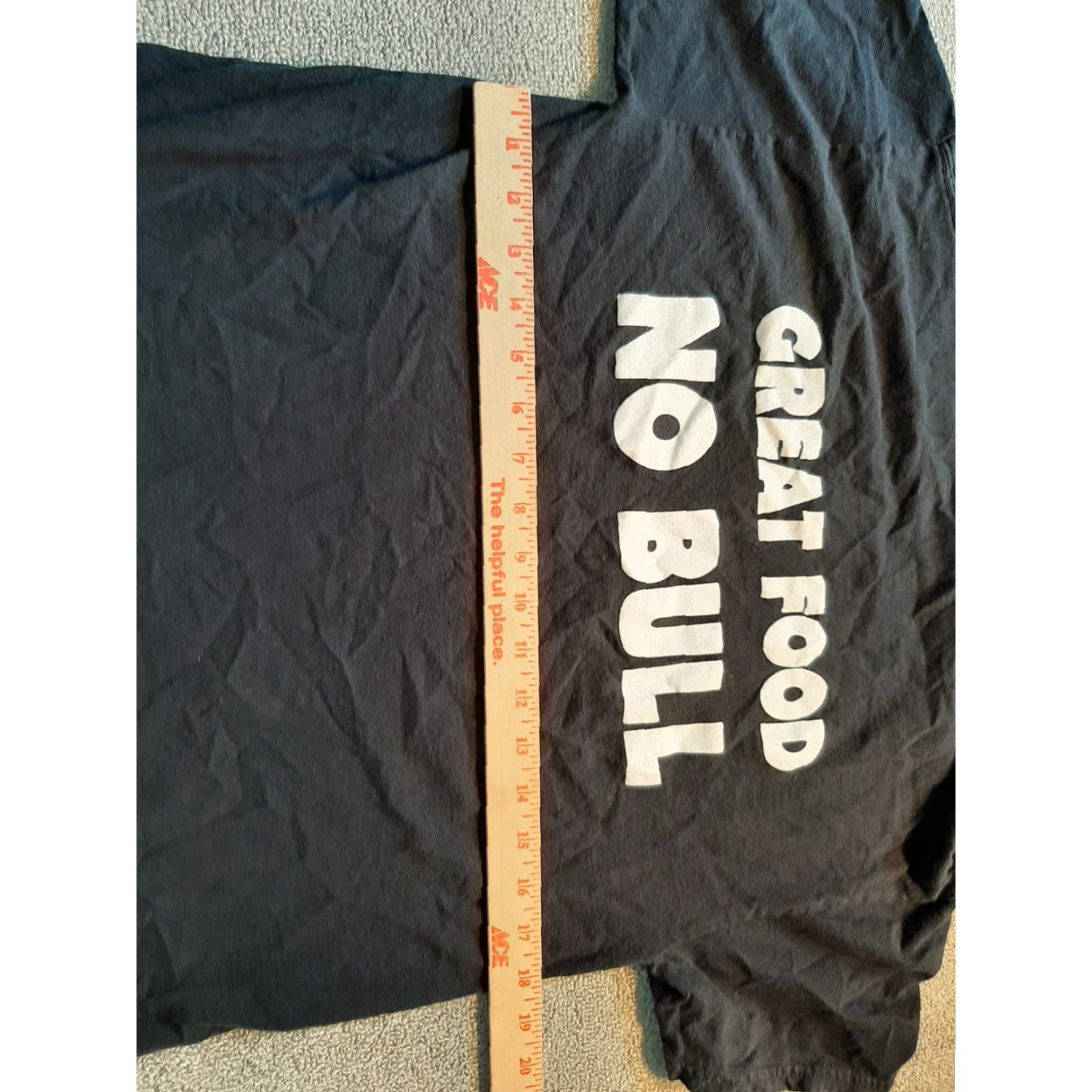 Vintage Buffalo Wings & Rings Restaurant Employee Shirt Adult Medium M Black Port and Company Shirt T-Shirt Men Short Sleeve Uniform Top Size US M / EU 48-50 / 2 - 2 Thumbnail