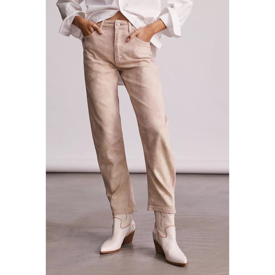 Anthropologie Pilcro The Bow Boyfriend Jeans Women's Size 27 Relaxed Fit Size 27" / US 4 / IT 40 - 3 Thumbnail
