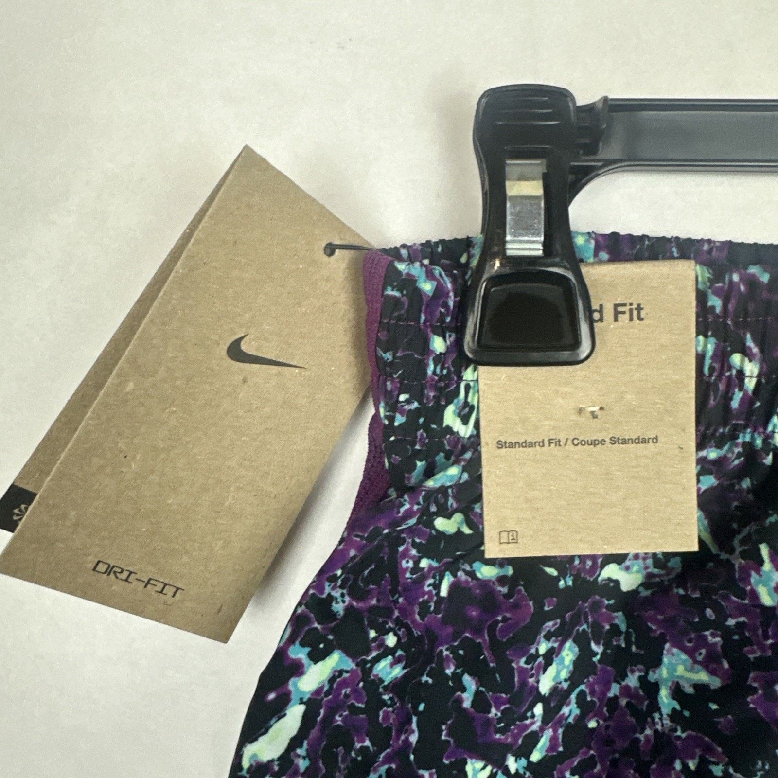 Nike NWT Nike Dri-Fit Shorts Youth Kids Boys SZ Large Purple Size US 30 / EU 46 - 5 Thumbnail