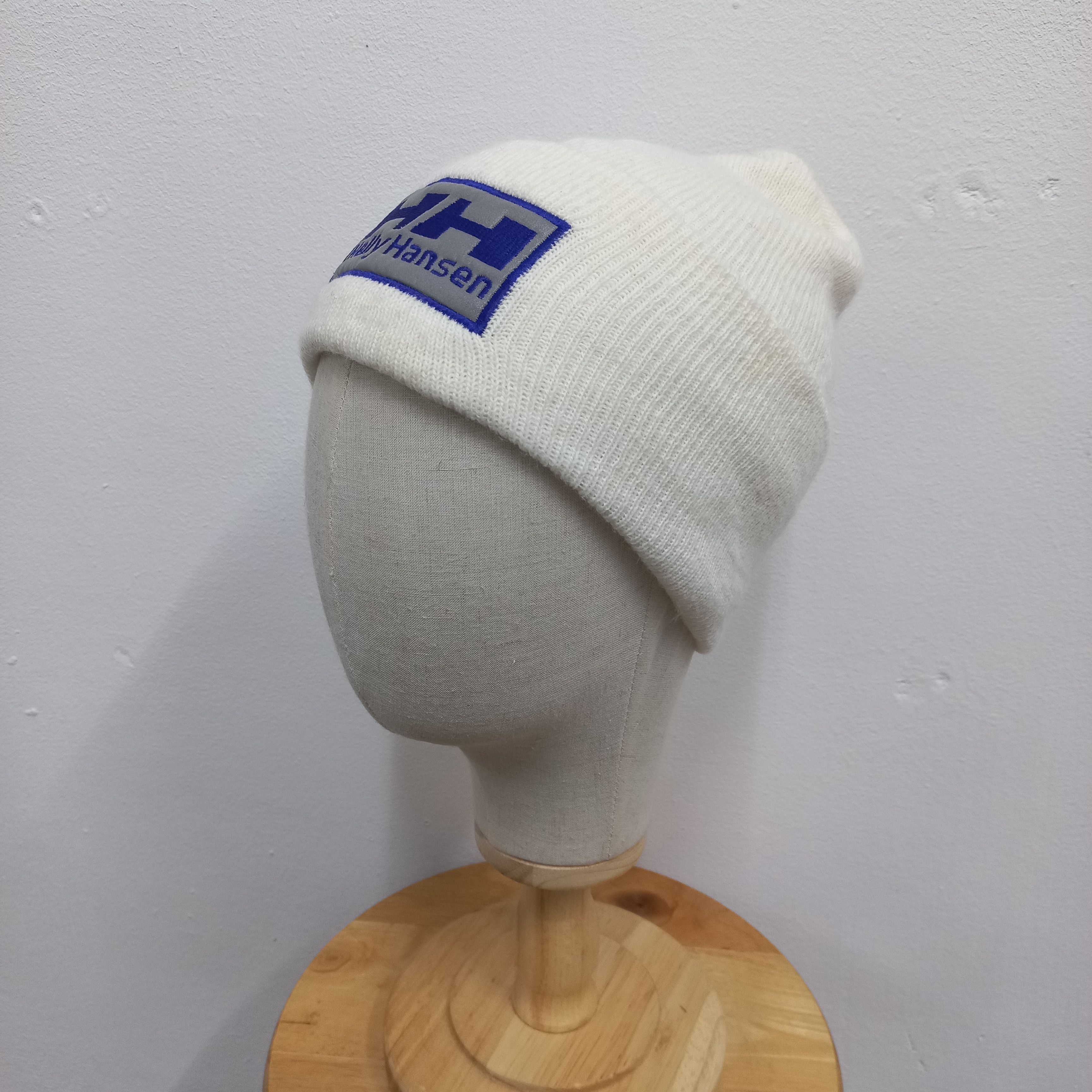 Helly Hansen 🏔Vintage 90s helly hansen big logo patch made in usa beanie Size ONE SIZE - 2 Thumbnail
