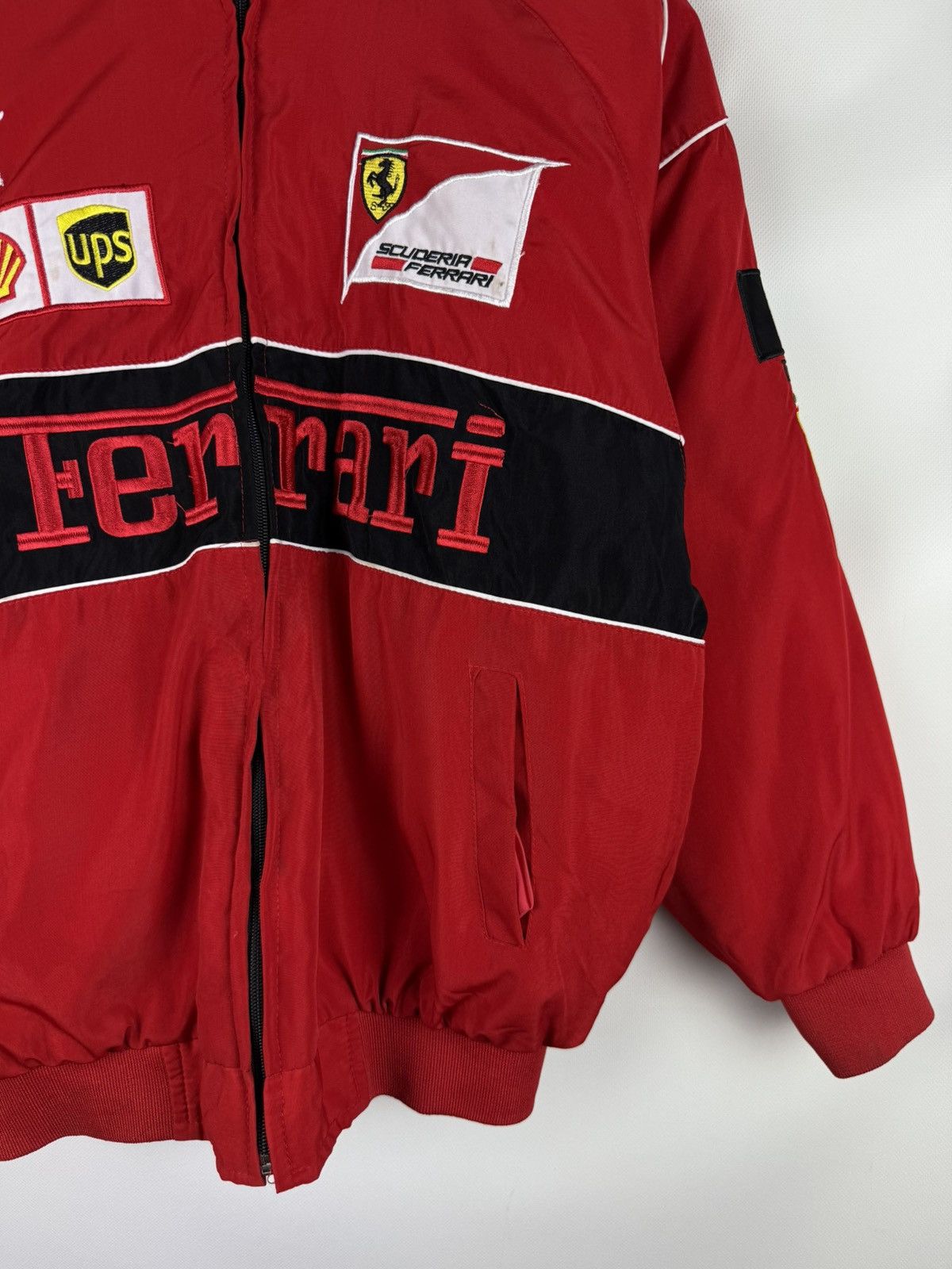 Ferrari Ferrari F1 Scuderia Overprinted Racing Bomber Jacket Size US S / EU 44-46 / 1 - 4 Thumbnail