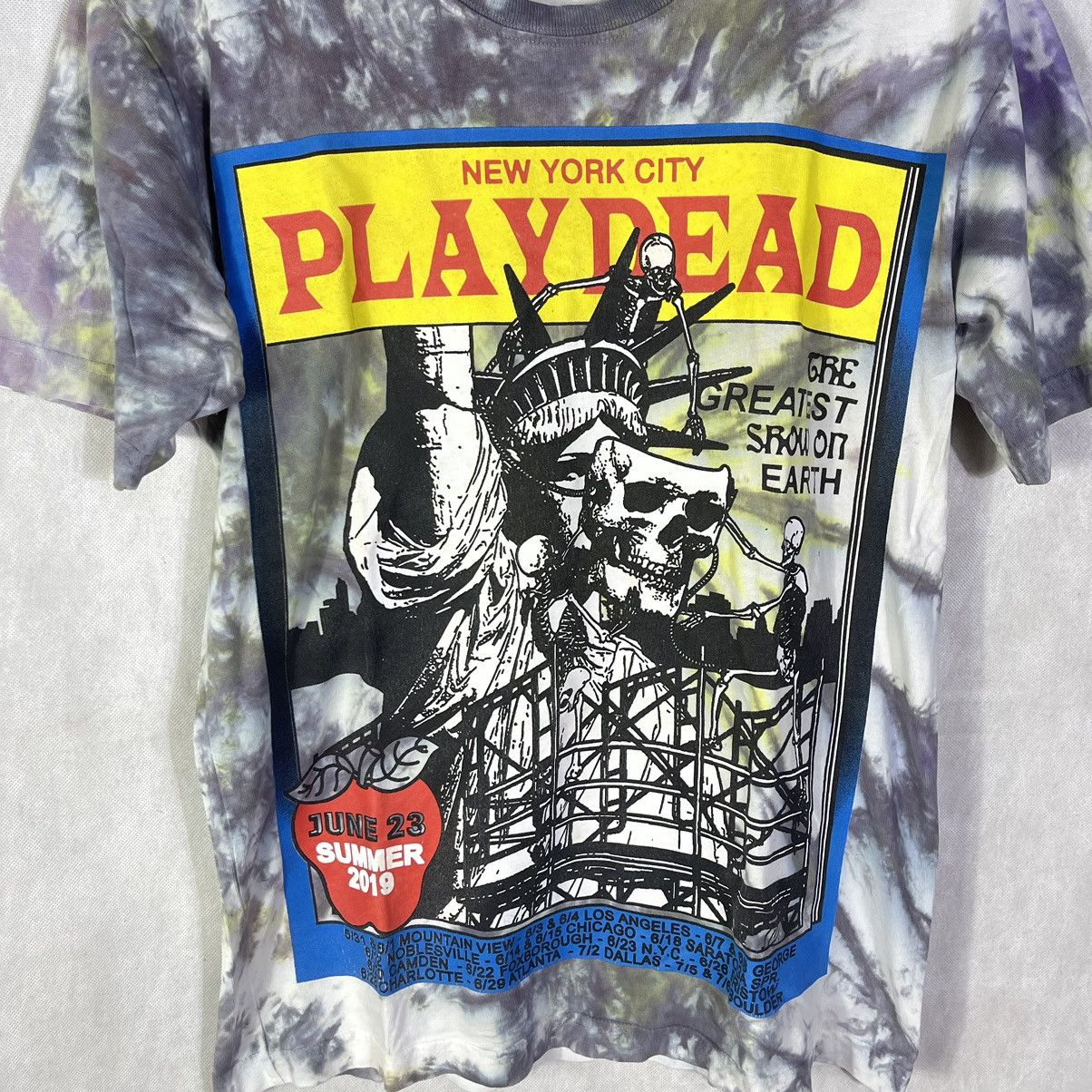 Online Ceramics Online Ceramics NYC Play Dead Skull Tee Size US M / EU 48-50 / 2 - 4 Thumbnail