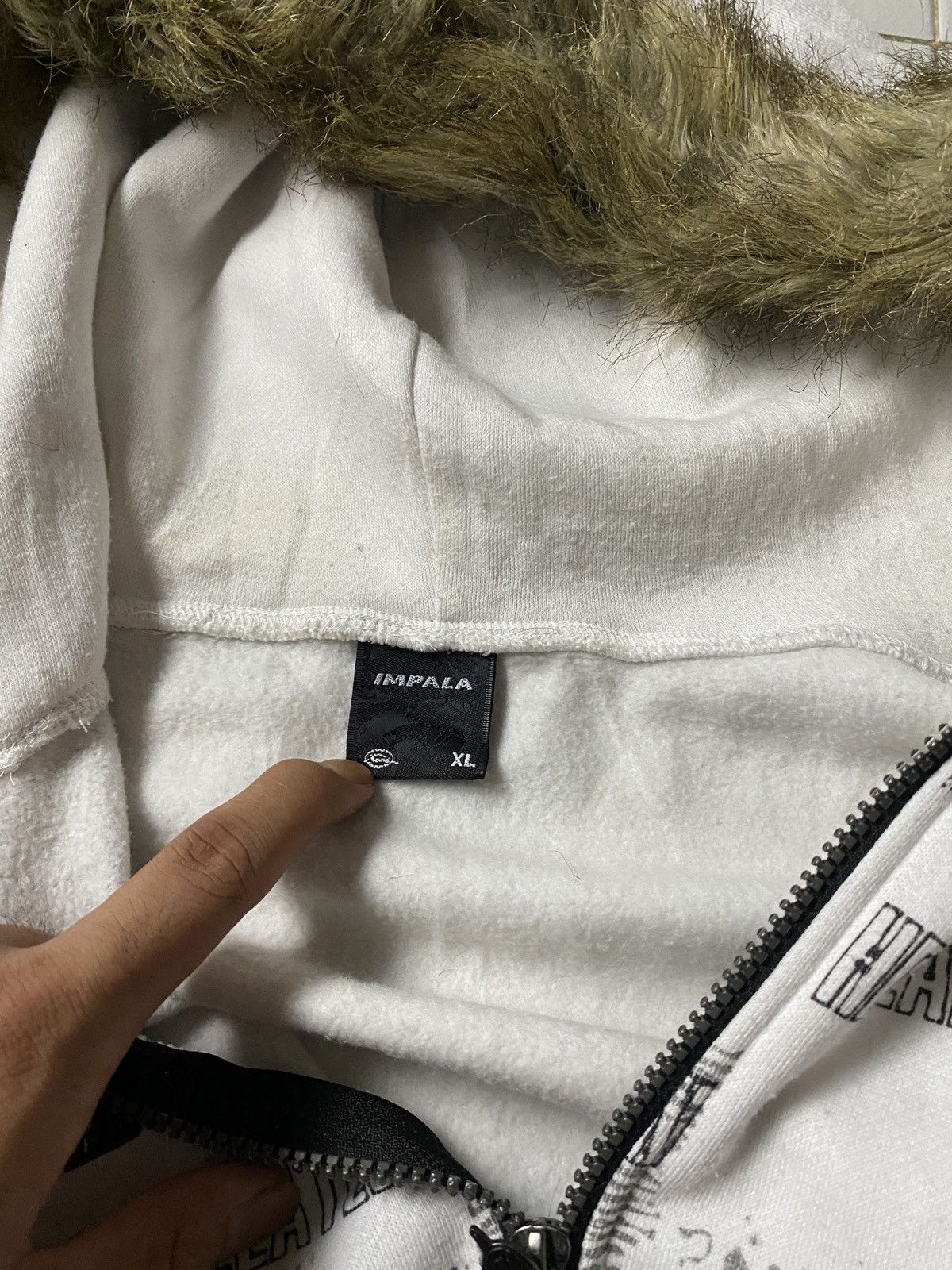 If Six Was Nine Impala Japanese Fur Raccoon TribalPoem Hoodie Size US XL / EU 56 / 4 - 19 Thumbnail