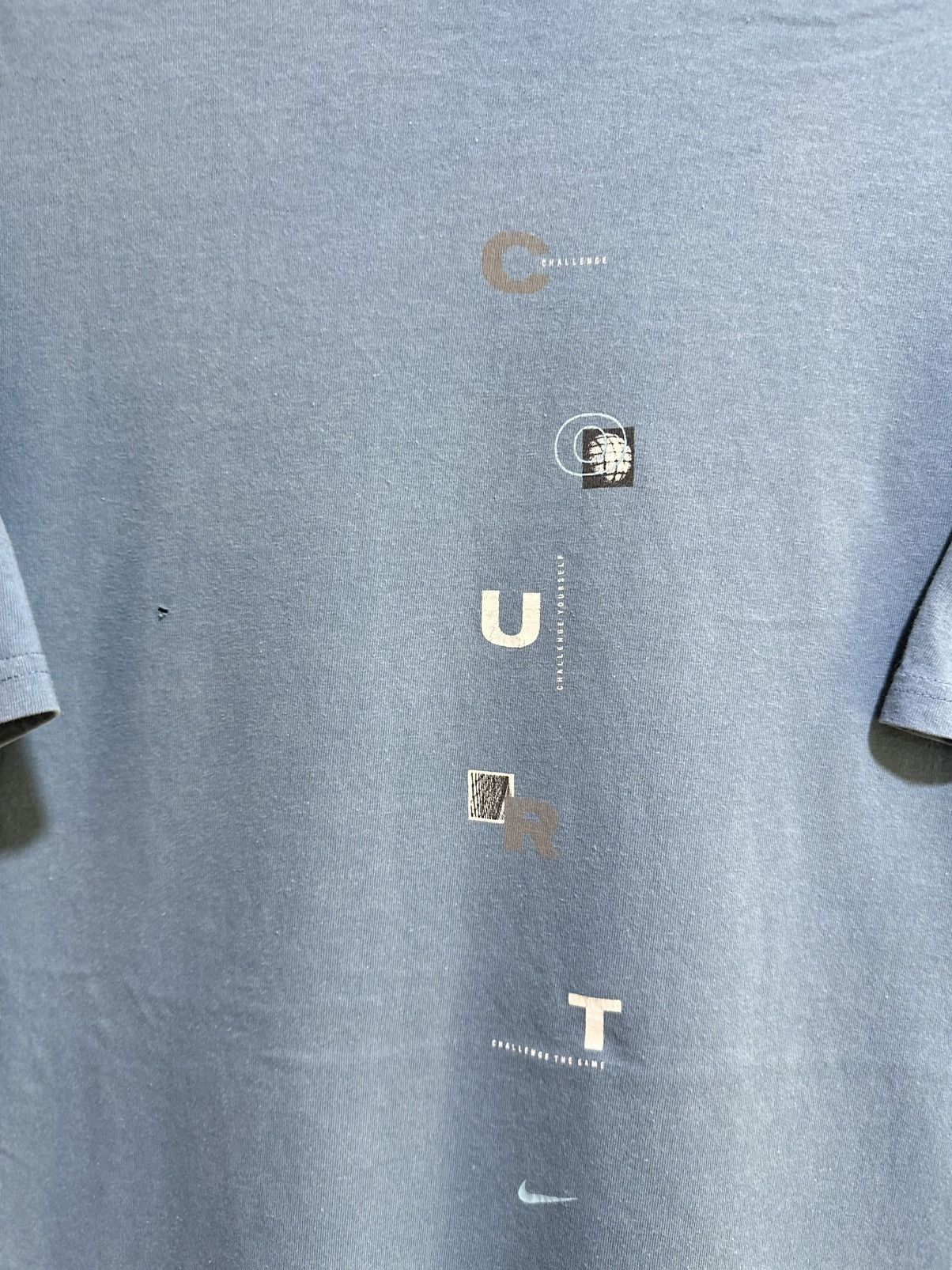 Nike × Vintage Vintage Nike Small Swoosh Faded Tee Size US XL / EU 56 / 4 - 5 Thumbnail