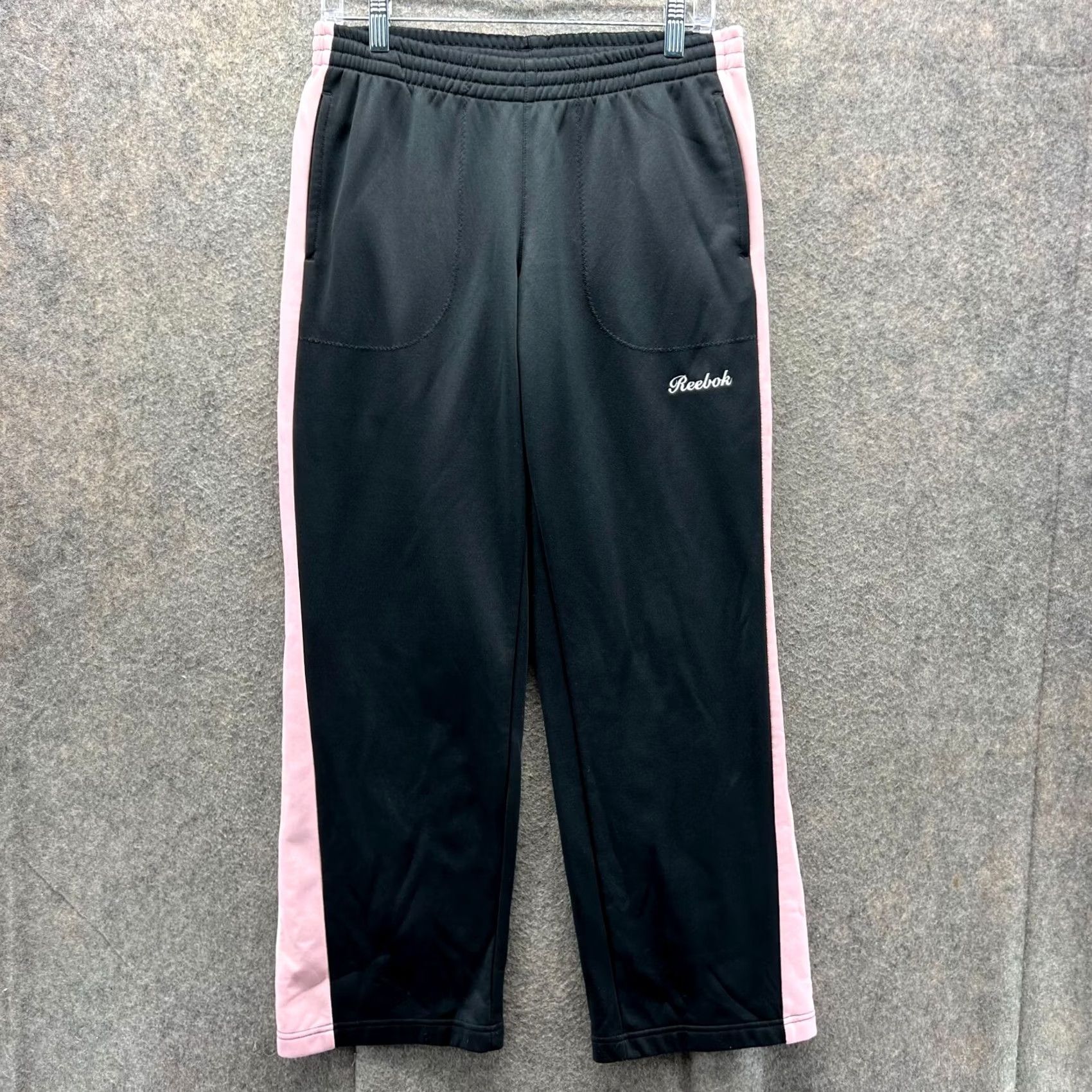 Reebok VINTAGE Reebok Tracksuit Women Medium Black Pink Full Zip Track Windbreaker 90s Reduces? Size M / US 6-8 / IT 42-44 - 2 Thumbnail