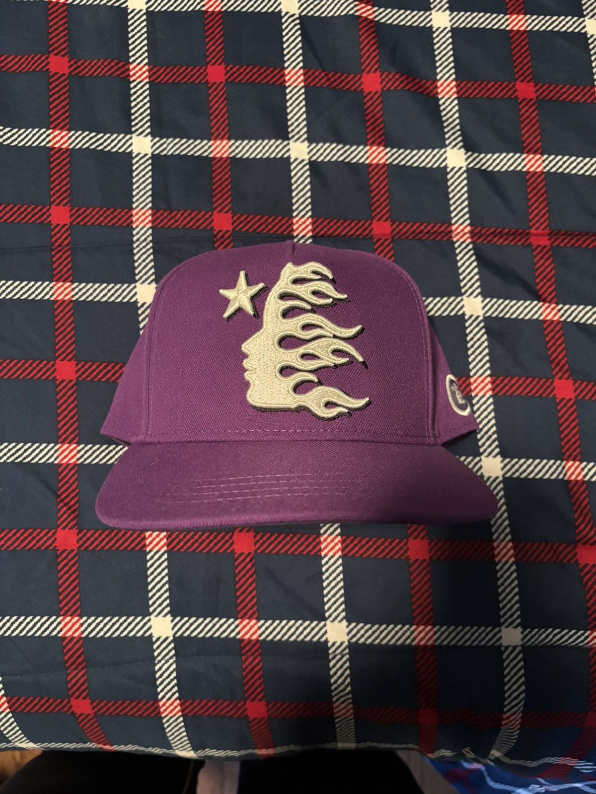 HELLSTAR Hellstar Purple Fitted Hat 7 3/8 Size ONE SIZE - 1 Thumbnail