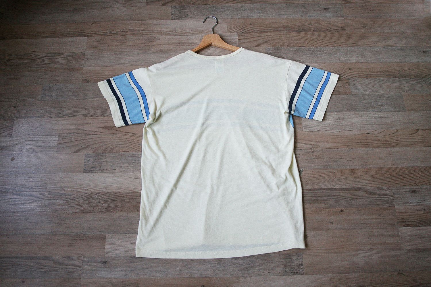 Adidas Vintage 1980s Adidas Ivan Lendl Tennis Pattern T Shirt S M Size US M / EU 48-50 / 2 - 3 Thumbnail