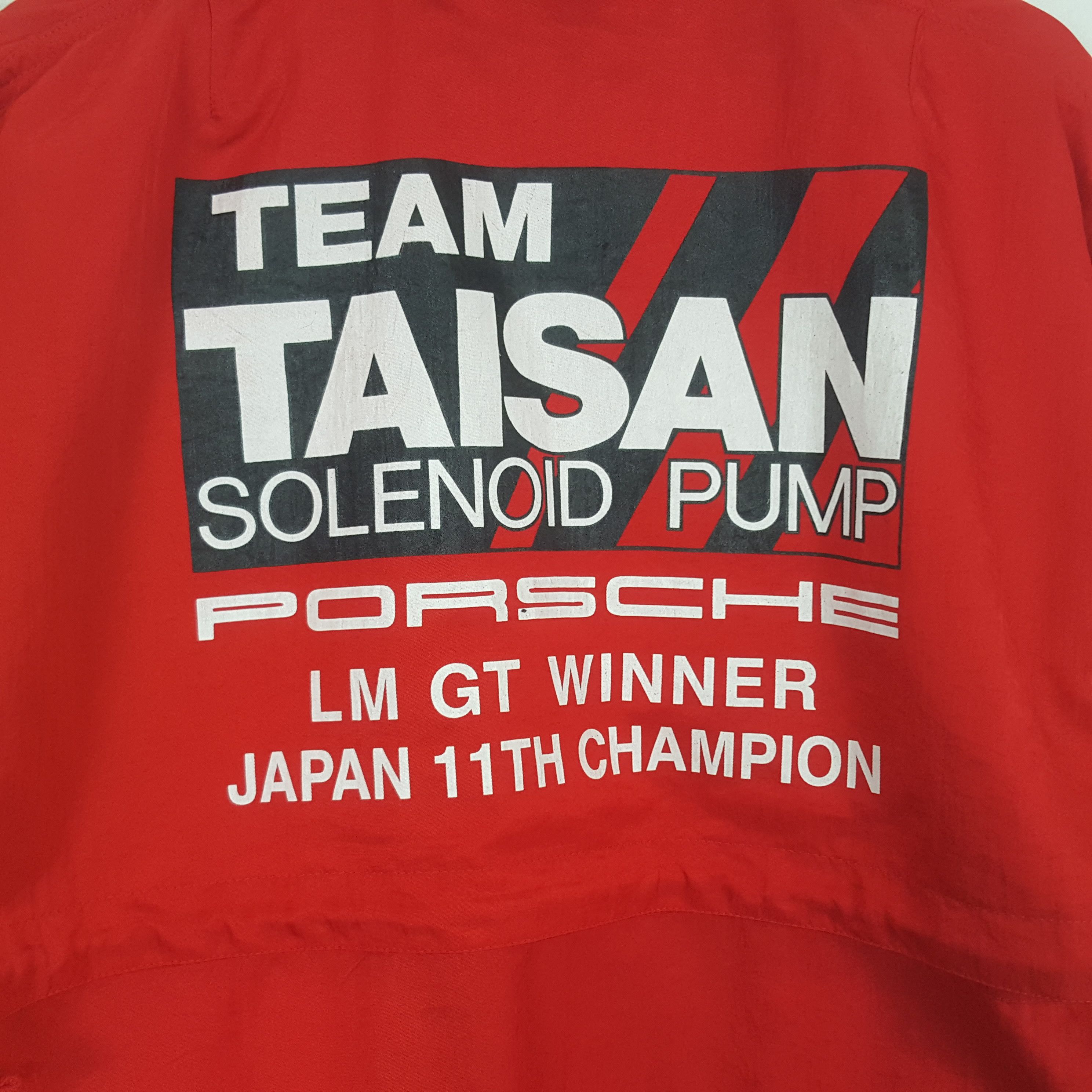 Porsche Design × Vintage Vintage Porsche Team Taisan Racing Japanese Jacket C283N5 Size US L / EU 52-54 / 3 - 2 Thumbnail