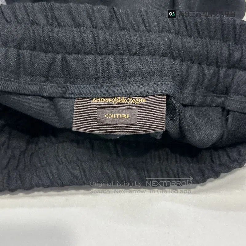 Ermenegildo Zegna Ermenegildo Zegna Solid Drawstring Sport Casual Pants. Size US 34 / EU 50 - 2 Thumbnail