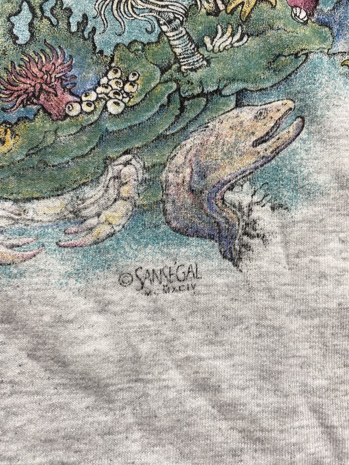 Anvil Vintage T-shirt with Sea World print produced San Segal Size US M / EU 48-50 / 2 - 5 Thumbnail