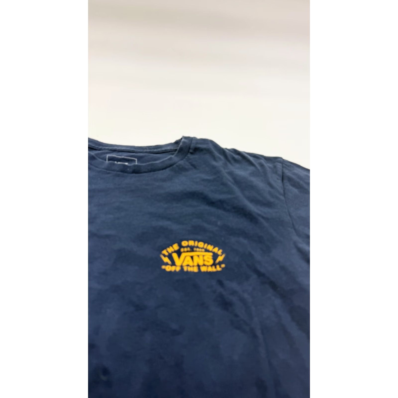 Vans Vans Shirt Mens Medium Blue The Original Off The Wall Graphic Tee Tagless Skate Shirt Mens Graphic Tee Size US M / EU 48-50 / 2 - 2 Thumbnail