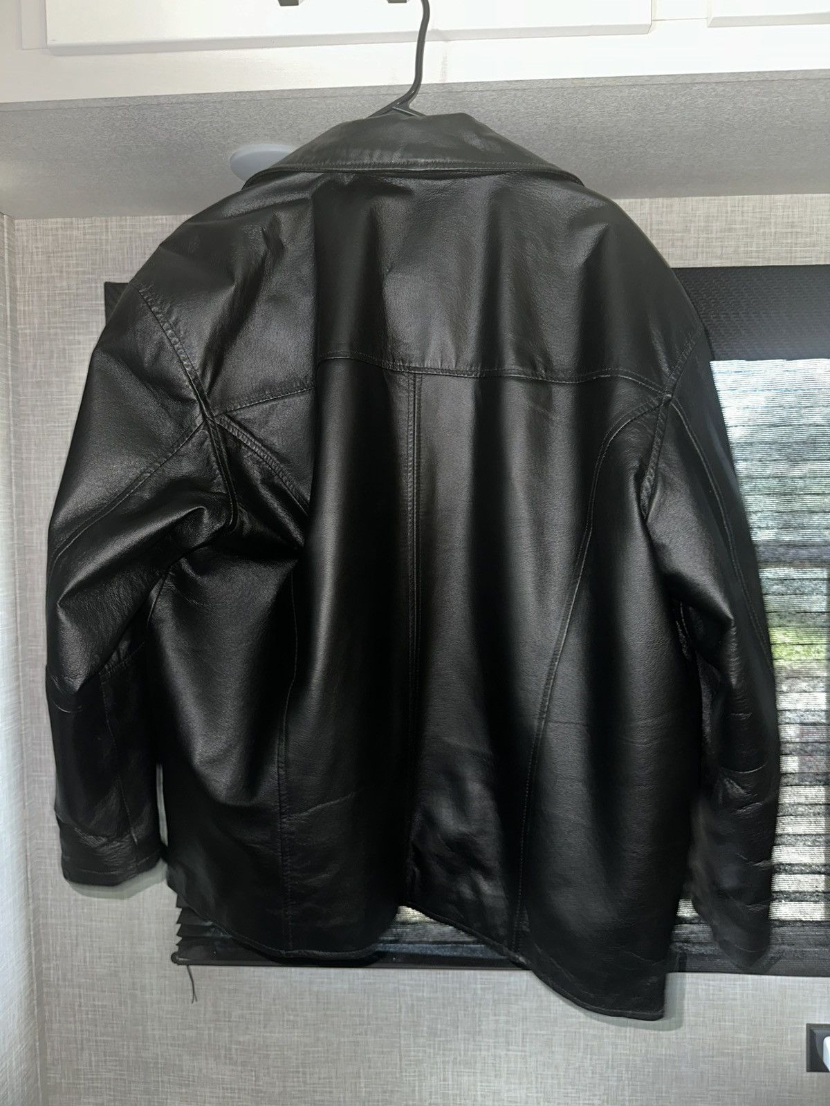 Other Black Leather Jacket Size US L / EU 52-54 / 3 - 2 Thumbnail