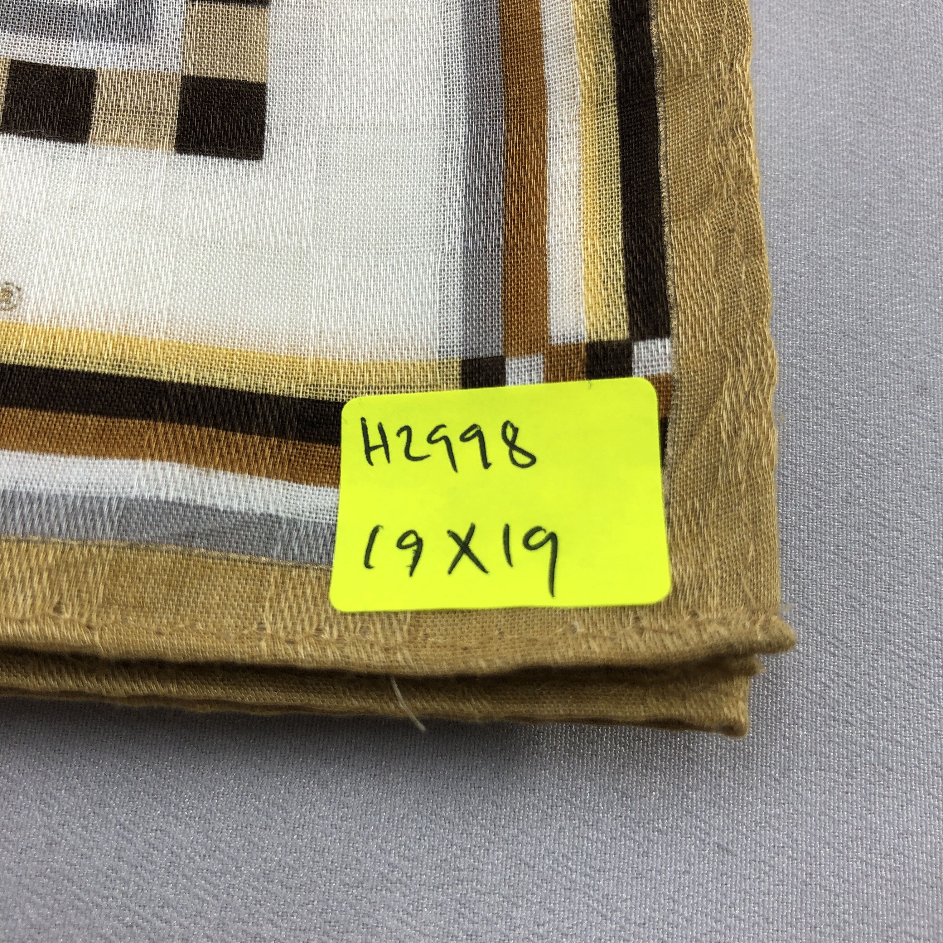 Japanese Brand Fendi Monogram FF Handkerchief Neckerchief Bandana H2998 Size ONE SIZE - 9 Thumbnail