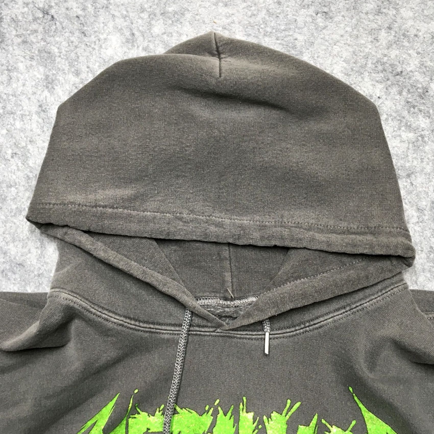 Vintage Metallica Hoodie Mens Oversized Gray Pullover Repro Shirt Pocket Logo 90s Classic Vintage? Size US M / EU 48-50 / 2 - 7 Thumbnail