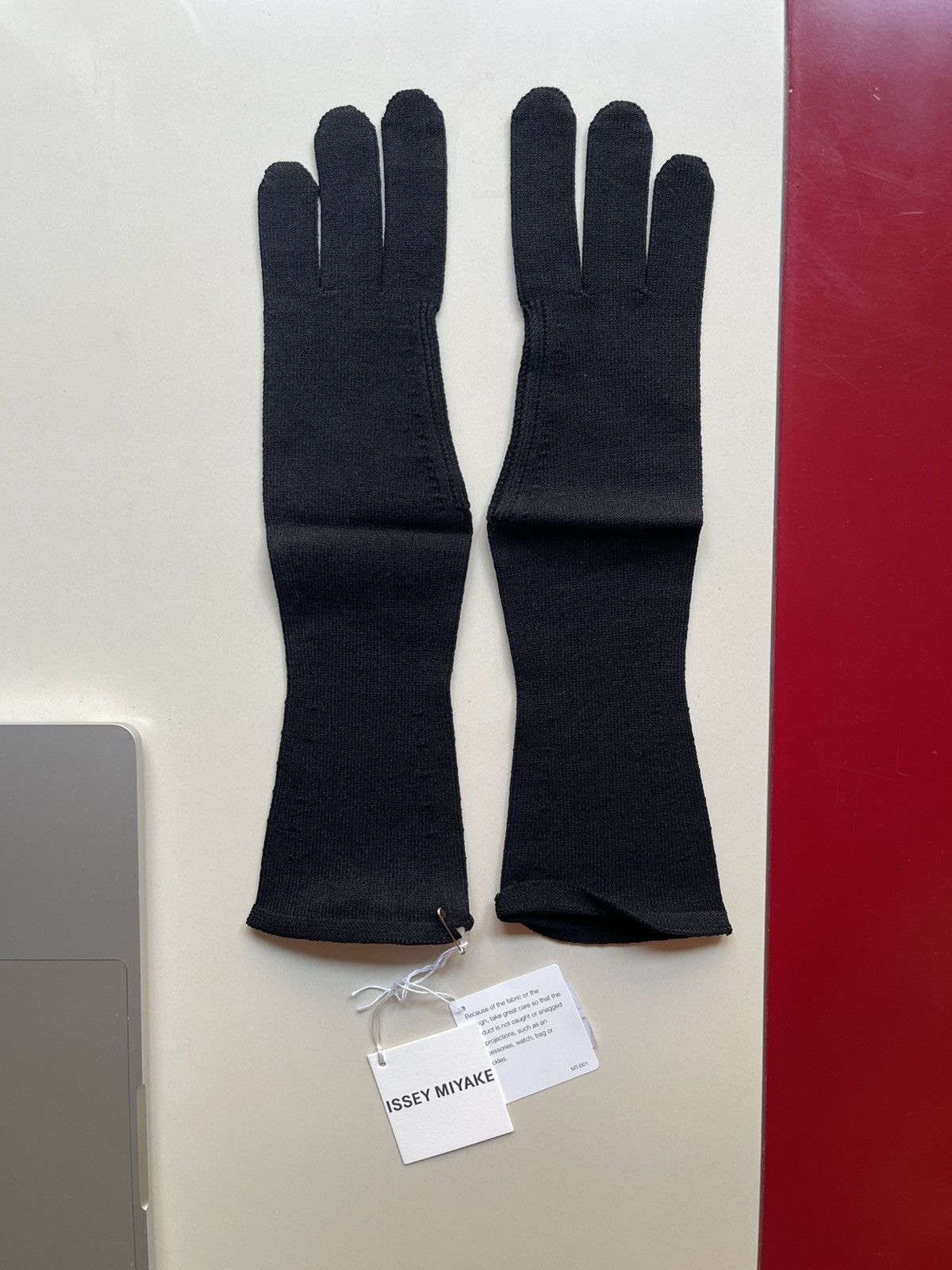 Issey Miyake Black Gloves Size ONE SIZE - 3 Thumbnail