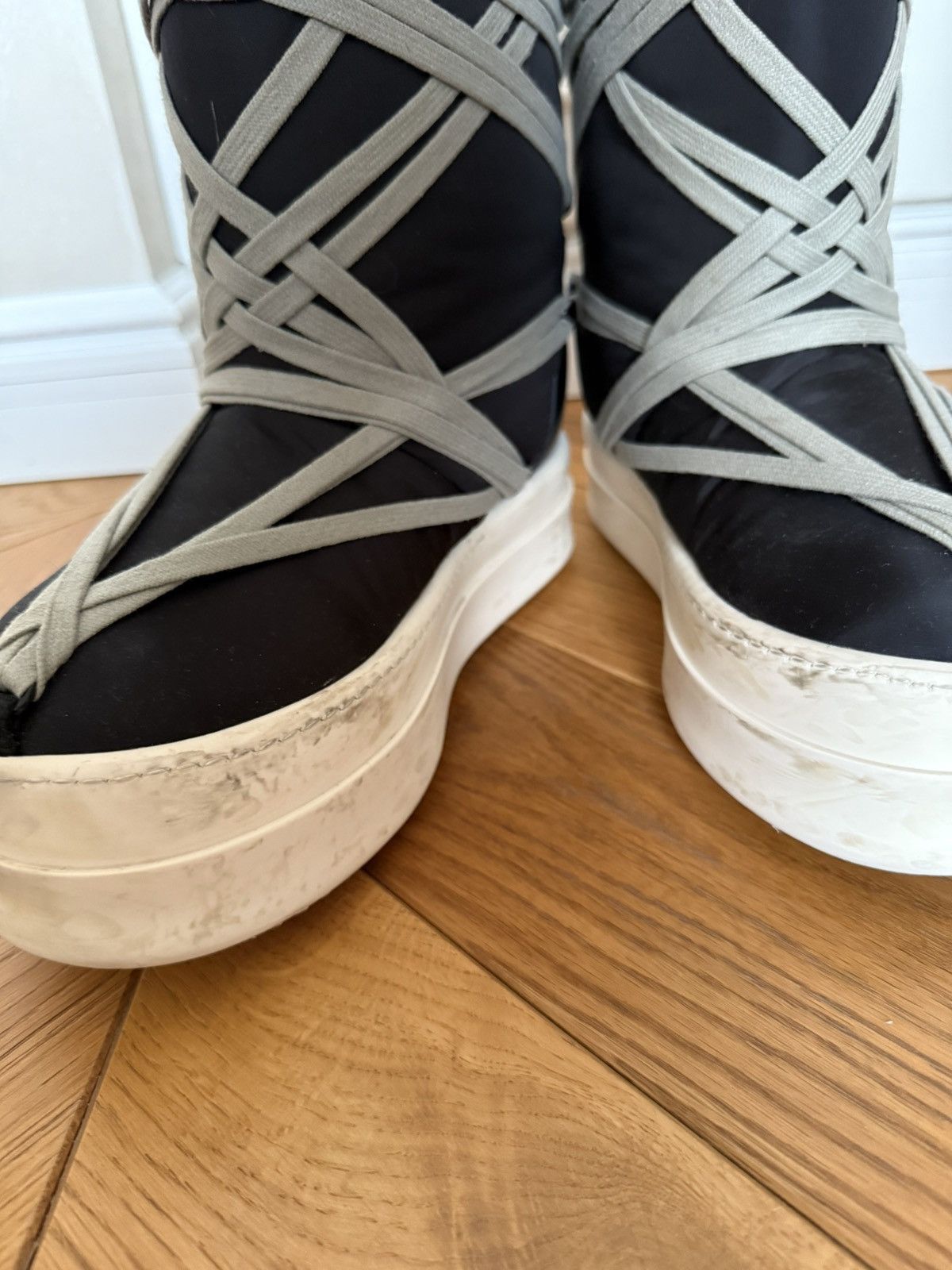 Moncler × Rick Owens Rick Owens x Moncler big rock megalace boots Size US 6 / EU 39 - 5 Thumbnail