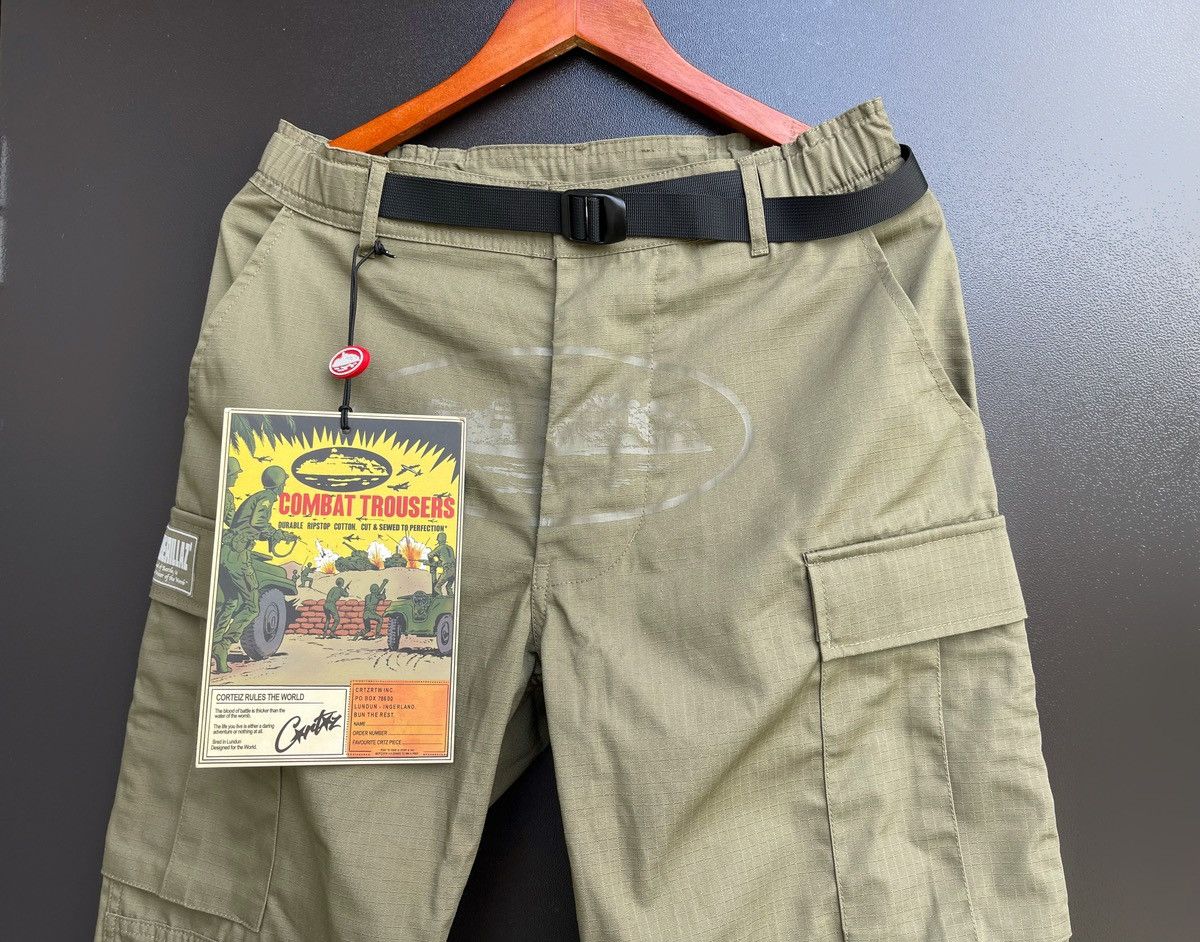 Corteiz Corteiz Guerrillaz Cargo Pants Tonal Khaki Combat Trousers Size US 32 / EU 48 - 2 Thumbnail