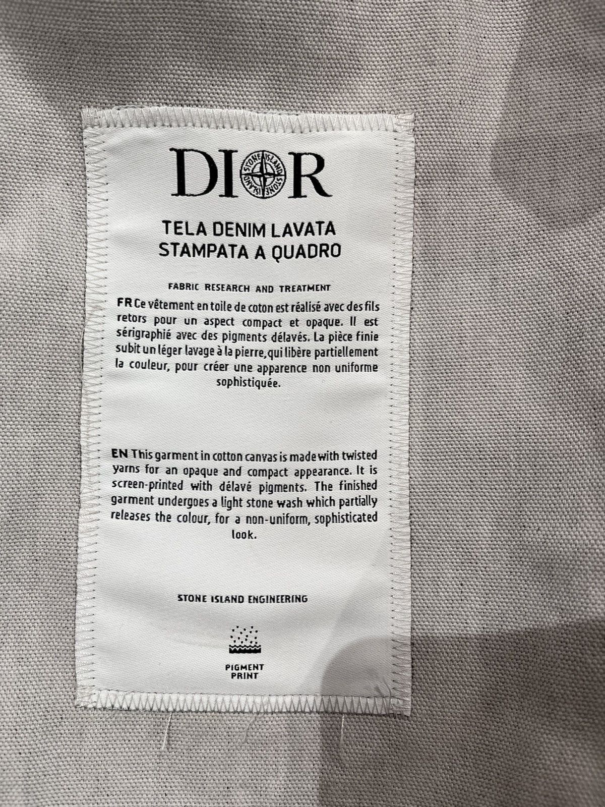 Dior × Stone Island Cotton canvas jacket rare new condition Size US M / EU 48-50 / 2 - 20 Thumbnail