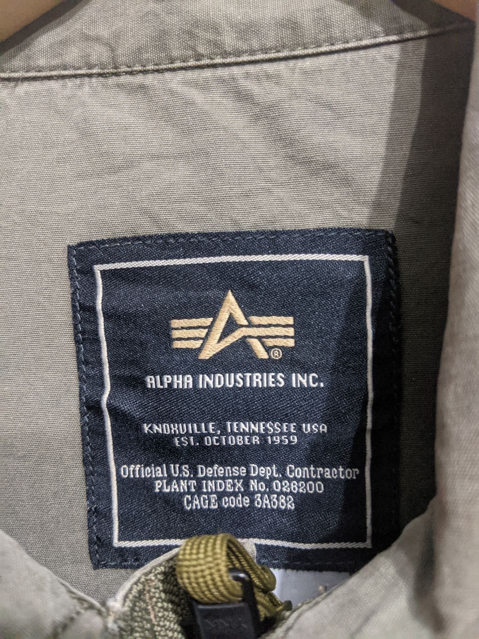 Alpha Industries × Vintage ALPHA INDUSTRIES PARKA JACKET MILITARY Size US L / EU 52-54 / 3 - 4 Thumbnail