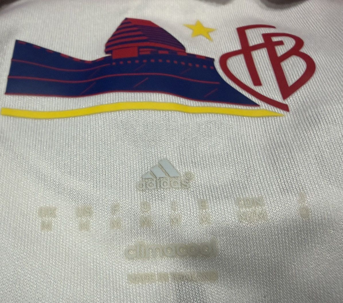 Adidas Basel Switzerland 2014/2016 match worn shirt # 39 Calla Size US M / EU 48-50 / 2 - 6 Thumbnail
