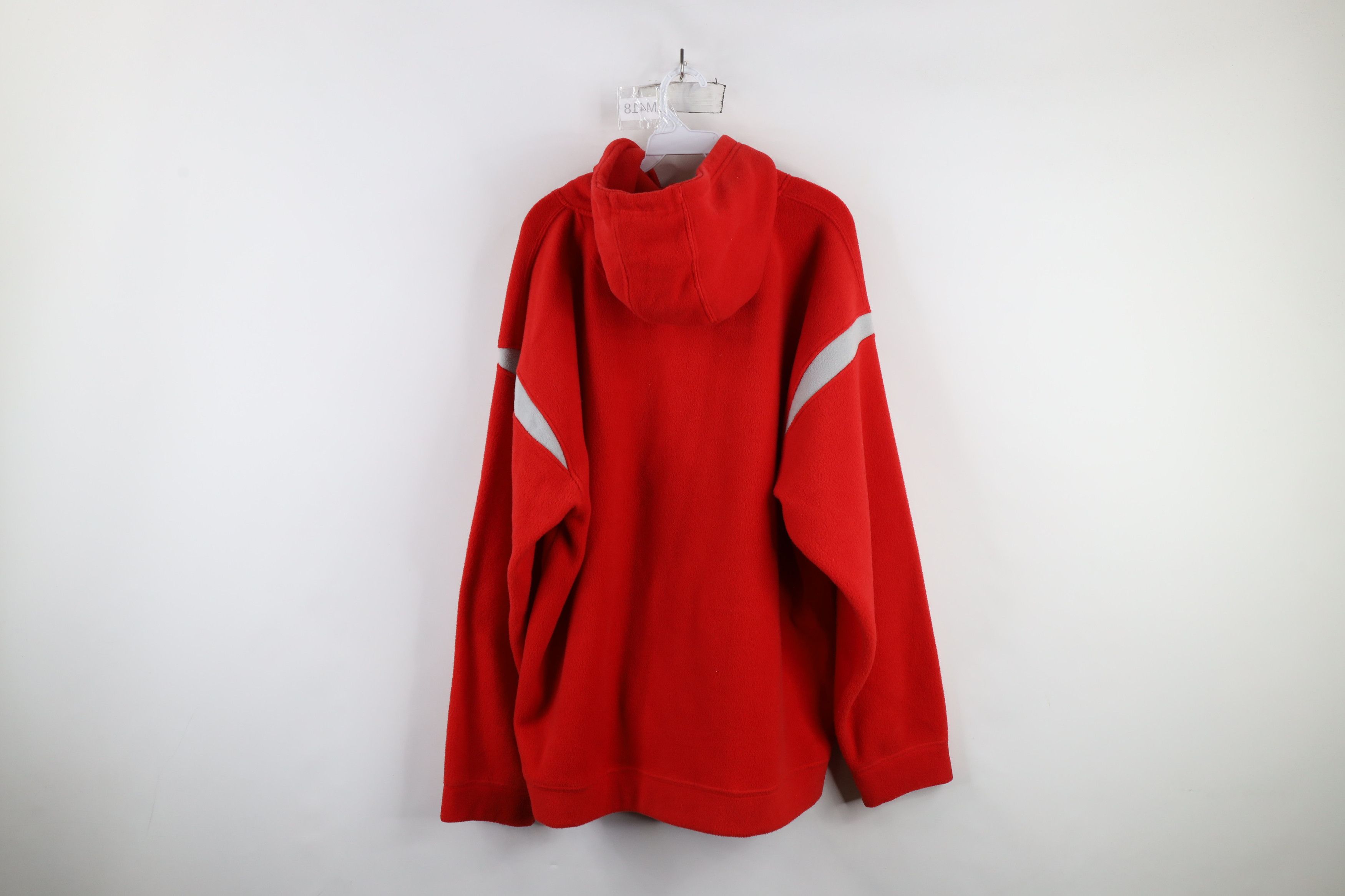 Vintage Vintage 90s Ohio State University Fleece Hoodie Sweatshirt Size US XL / EU 56 / 4 - 12 Thumbnail