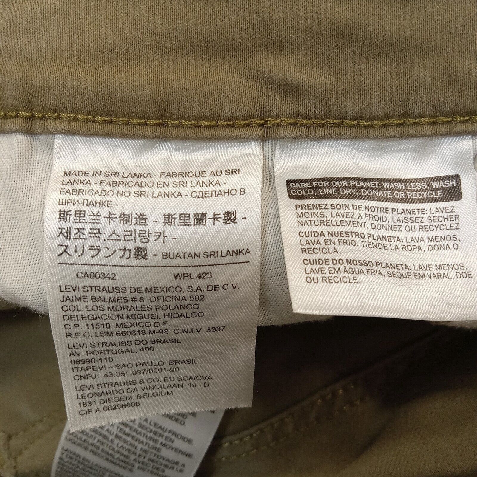 Levi's Levi's 711 Skinny Jeans Women 30 X 32 Low Rise Tapered Green Size 30" / US 8 / IT 44 - 6 Thumbnail