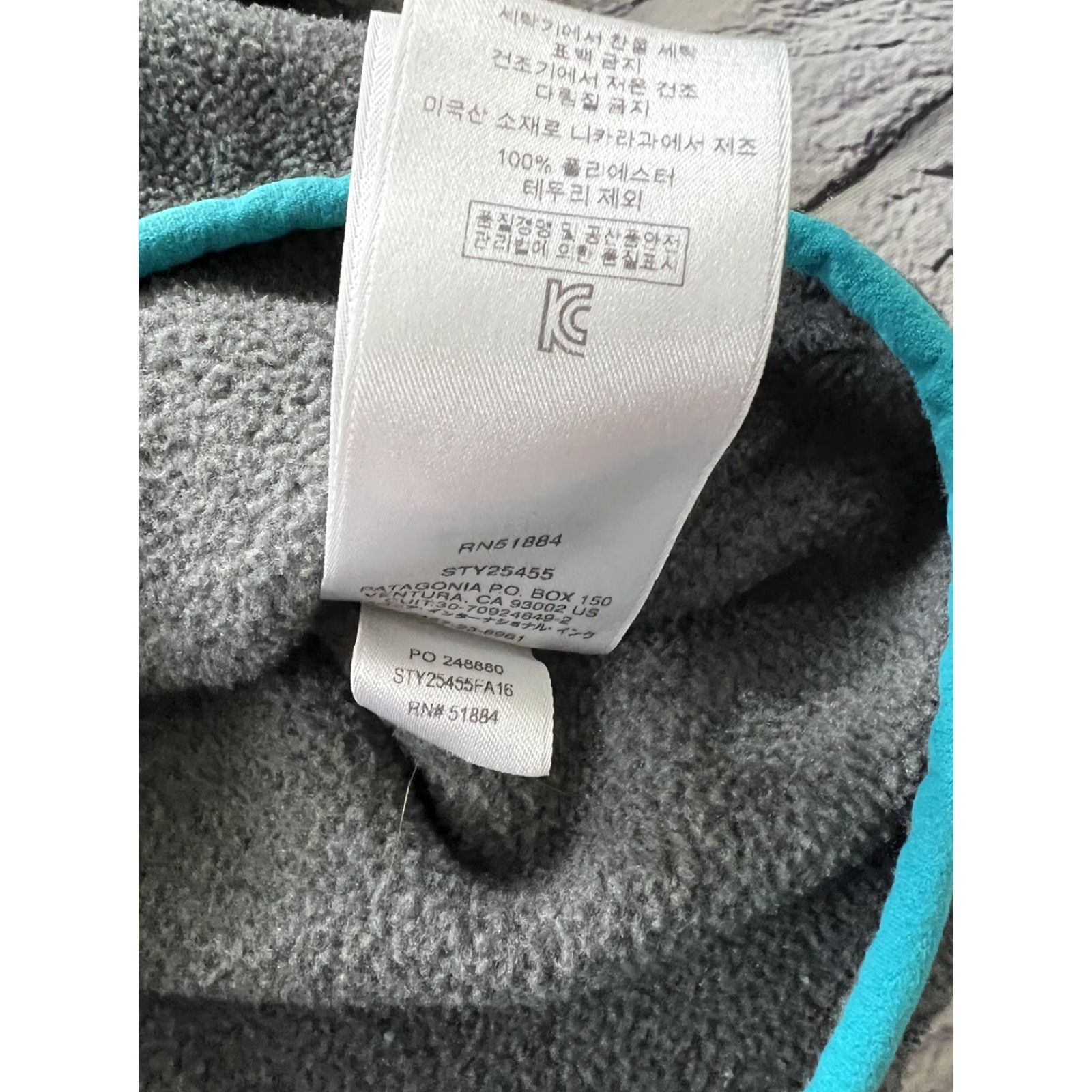 Patagonia NICE!! Patagonia Lightweight Synchilla Gray & Teal Snap-T Pullover Women's XS Size XS / US 0-2 / IT 36-38 - 5 Thumbnail