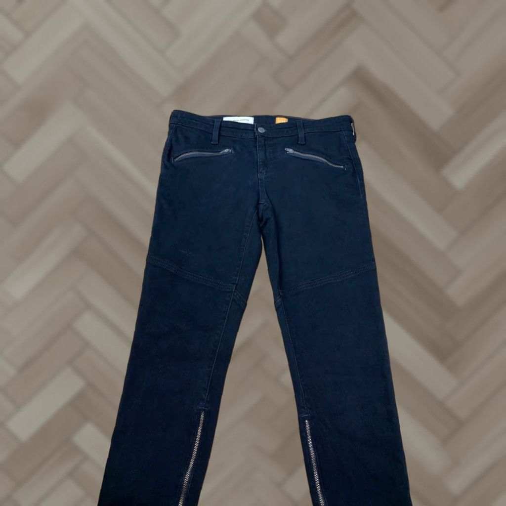 Vintage Pilcro and the Letterpress Jeans Sz 29 Black Ankle Zipper Pockets Casual Womens Regular 29 Black Ankle Zipper Pockets Pilcro Jeans 29 Women Size 29" - 1 Thumbnail