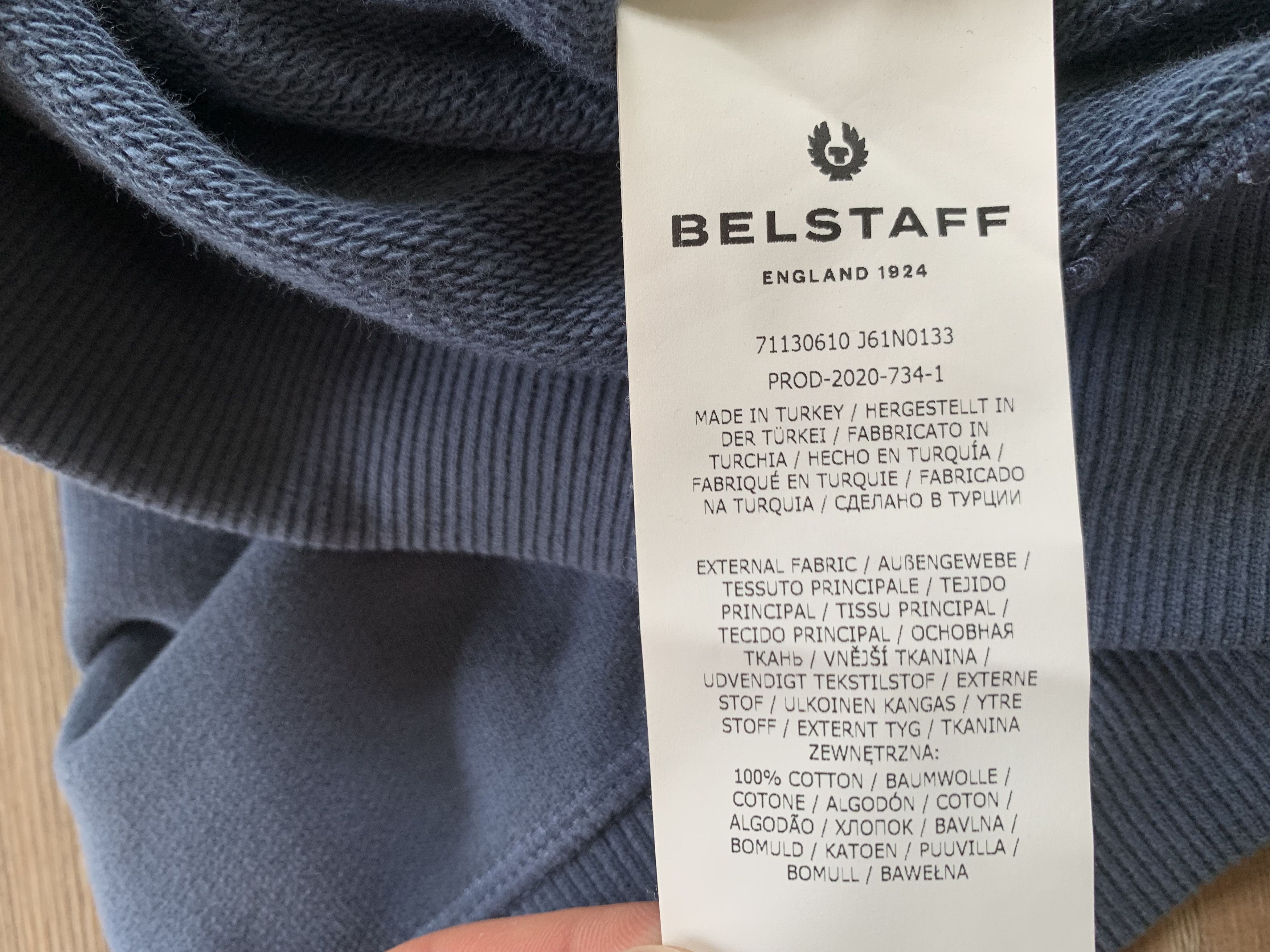Belstaff Belstaff Cotton Half-Zip Jaxon Sweatshirt Size US M / EU 48-50 / 2 - 7 Thumbnail