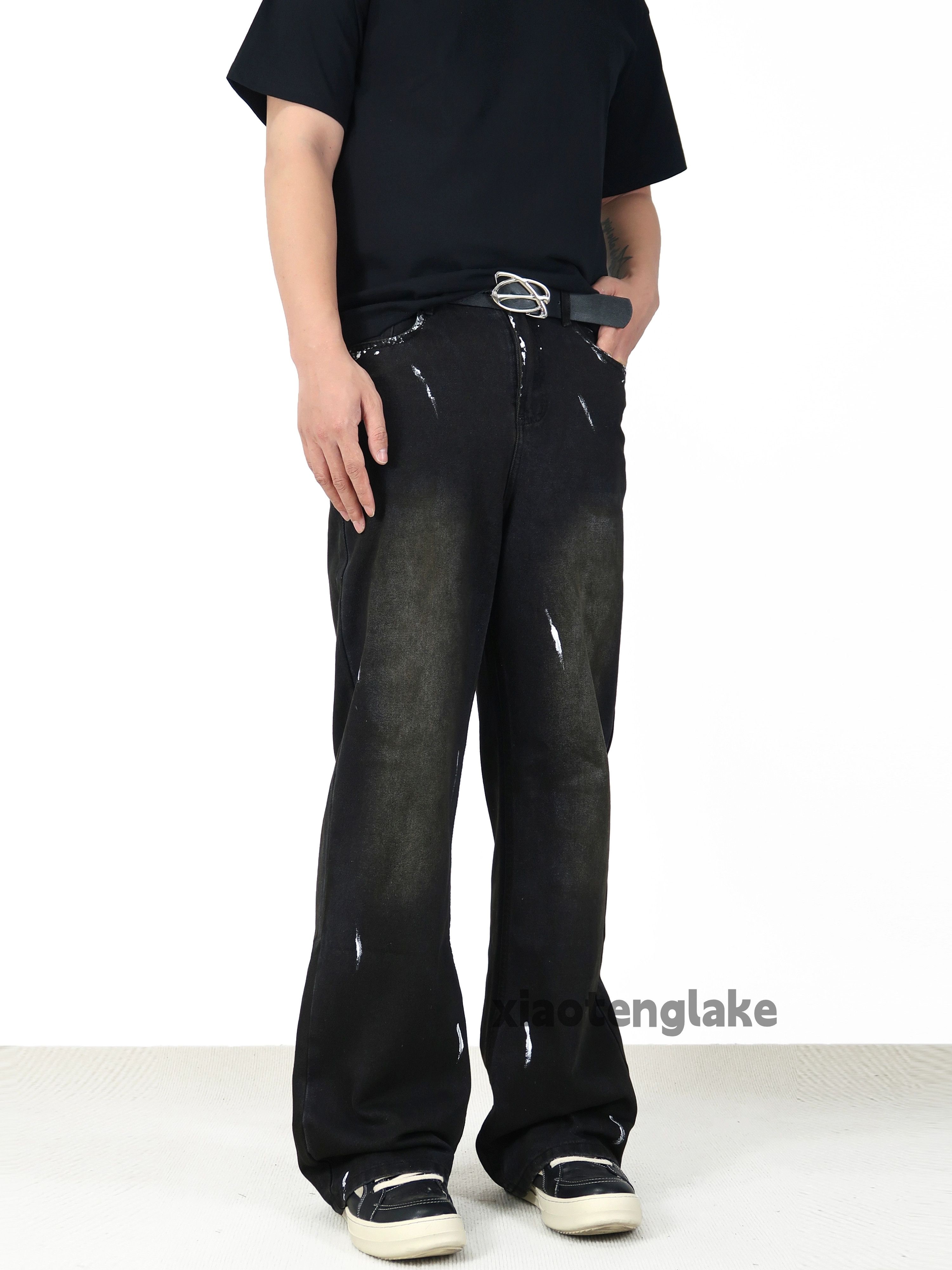 Jean × Vintage washed faded y2k skate hiphop punk flared jeans Size US 30 / EU 46 - 1 Thumbnail