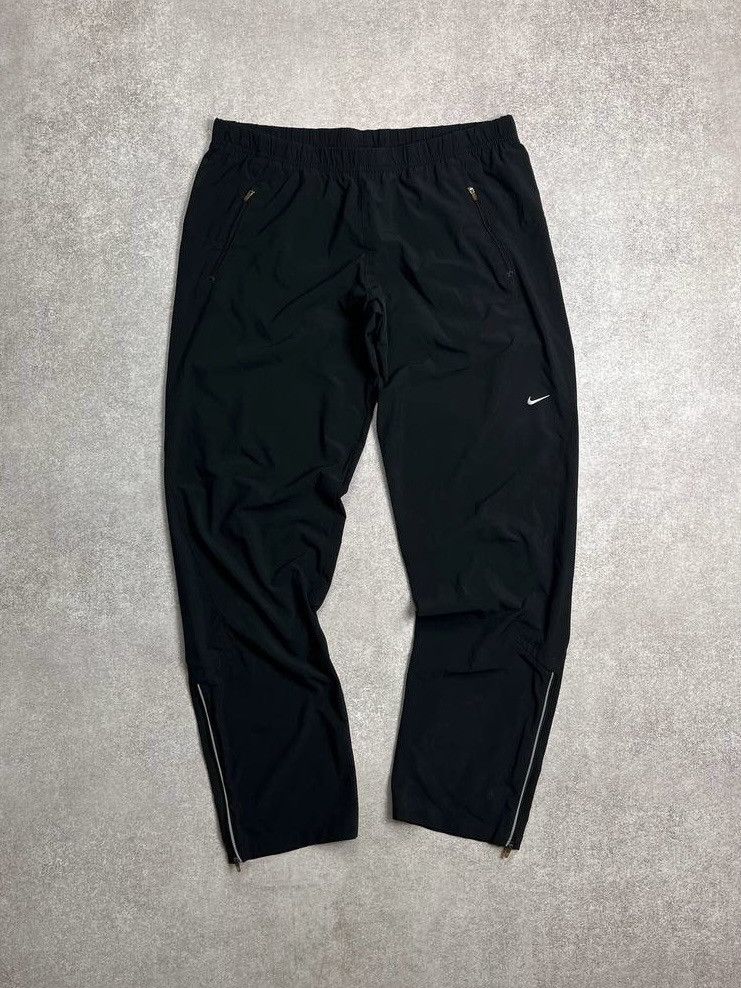 Nike VINTAGE NIKE TN STYLE BAGGY FLARED NYLON TRACK PANTS Y2K L Size US 34 / EU 50 - 1 Thumbnail