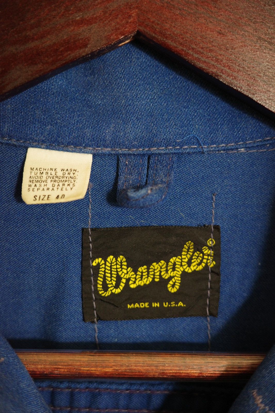 Wrangler 90s wrangler blue jacket Size US M / EU 48-50 / 2 - 4 Thumbnail