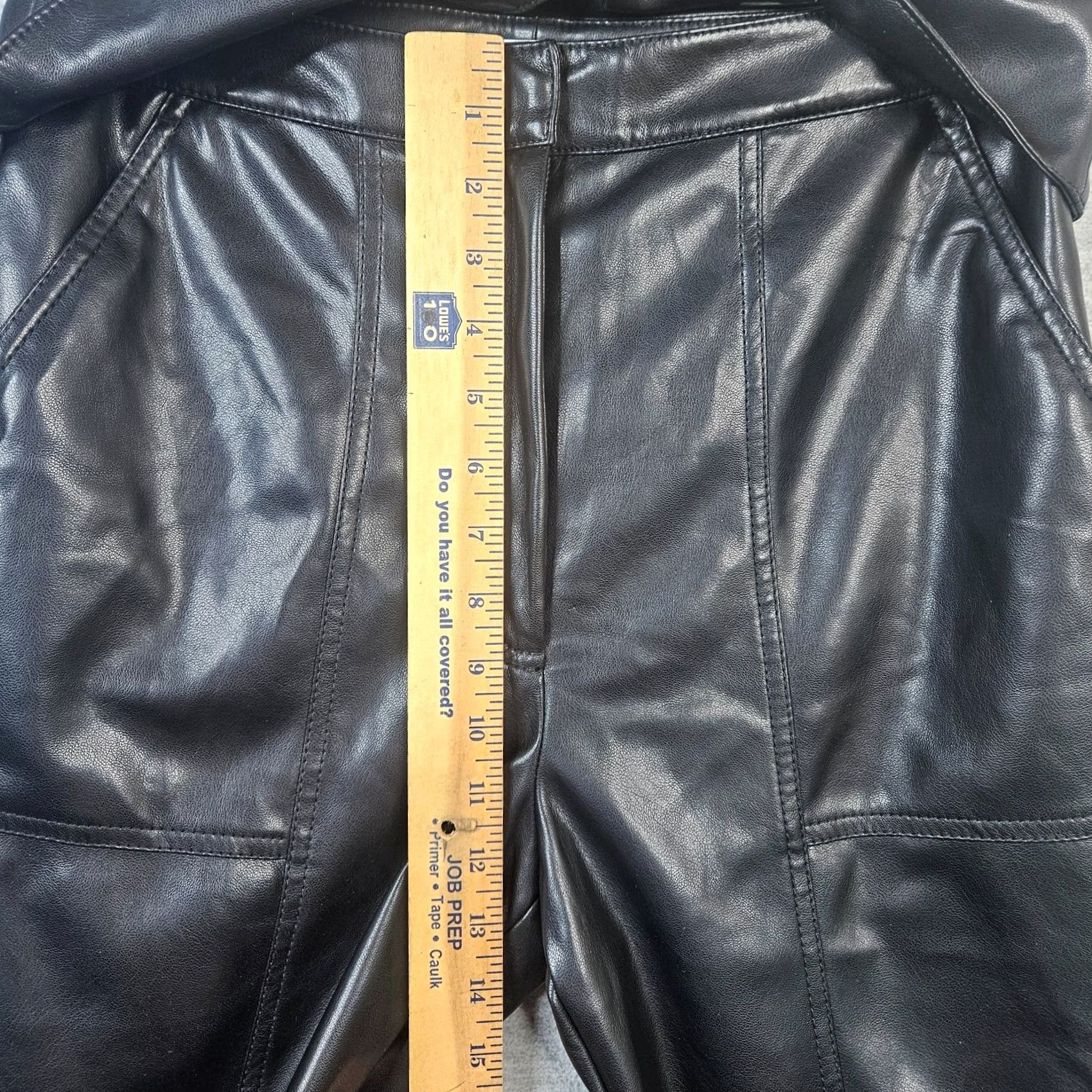 Jonathan Simkhai Jonathan Simkhai Faux Leather Belted Ankle Pants Pockets Straight leg Size 8 Black Women's Pants Slim Belted Front Pockets Casual Modern 8 Womens Size 30" / US 8 / IT 44 - 5 Thumbnail