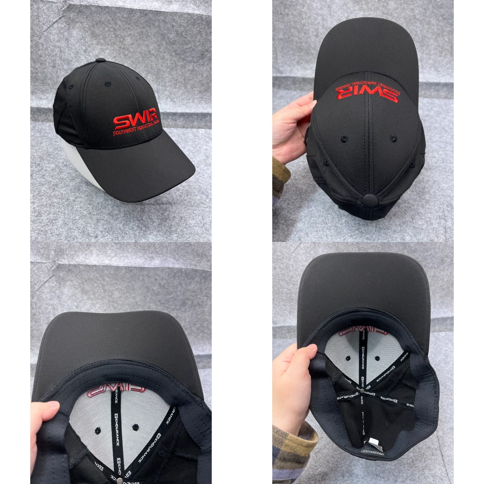 Vintage Southwest Industrial Rigging Hat Fitted Adult Extra Large Black Poly Blend Size ONE SIZE - 8 Thumbnail