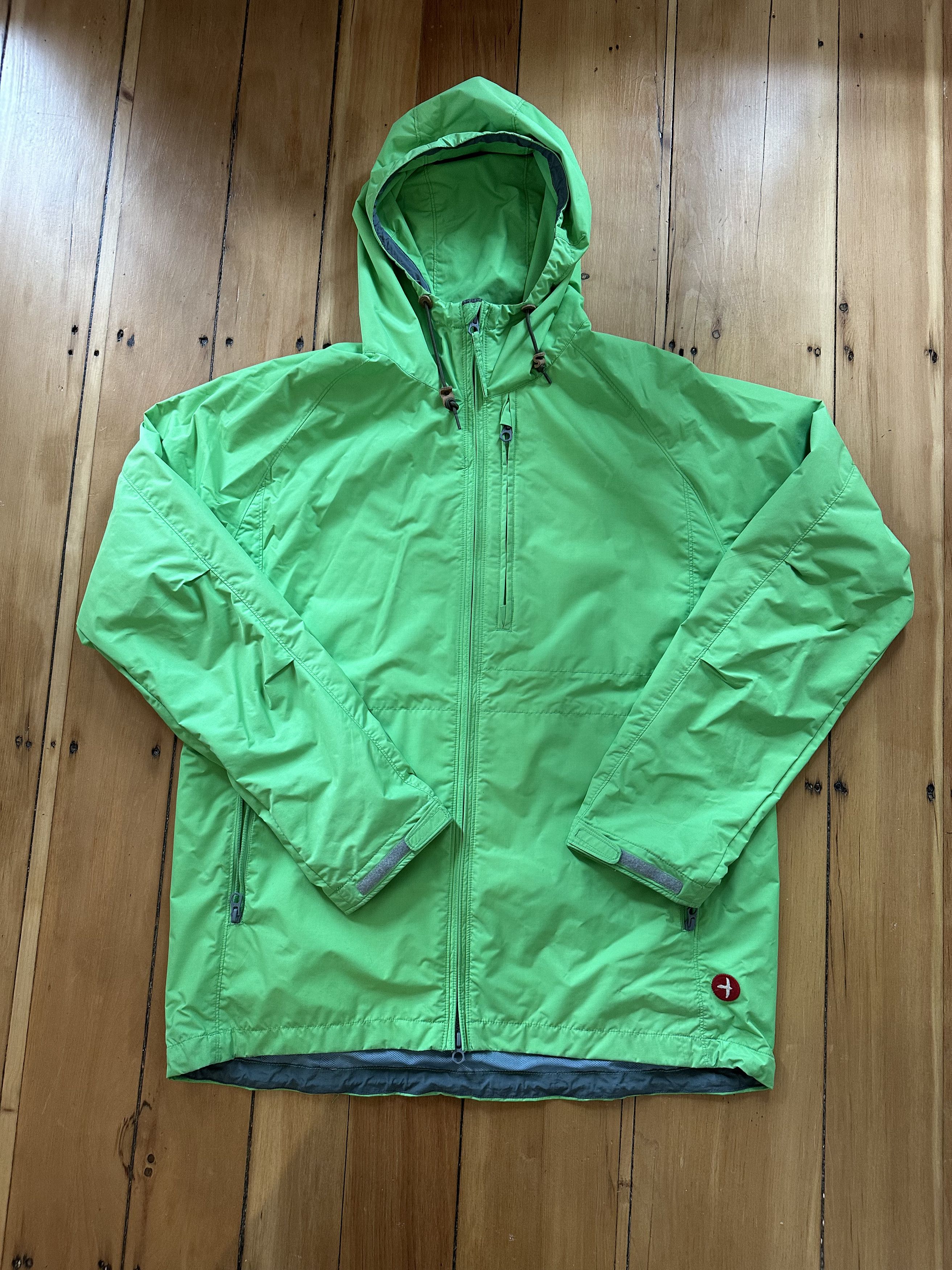 image of Relwen Highpoint Shell Rain Jacket in Green, Men's (Size Large)