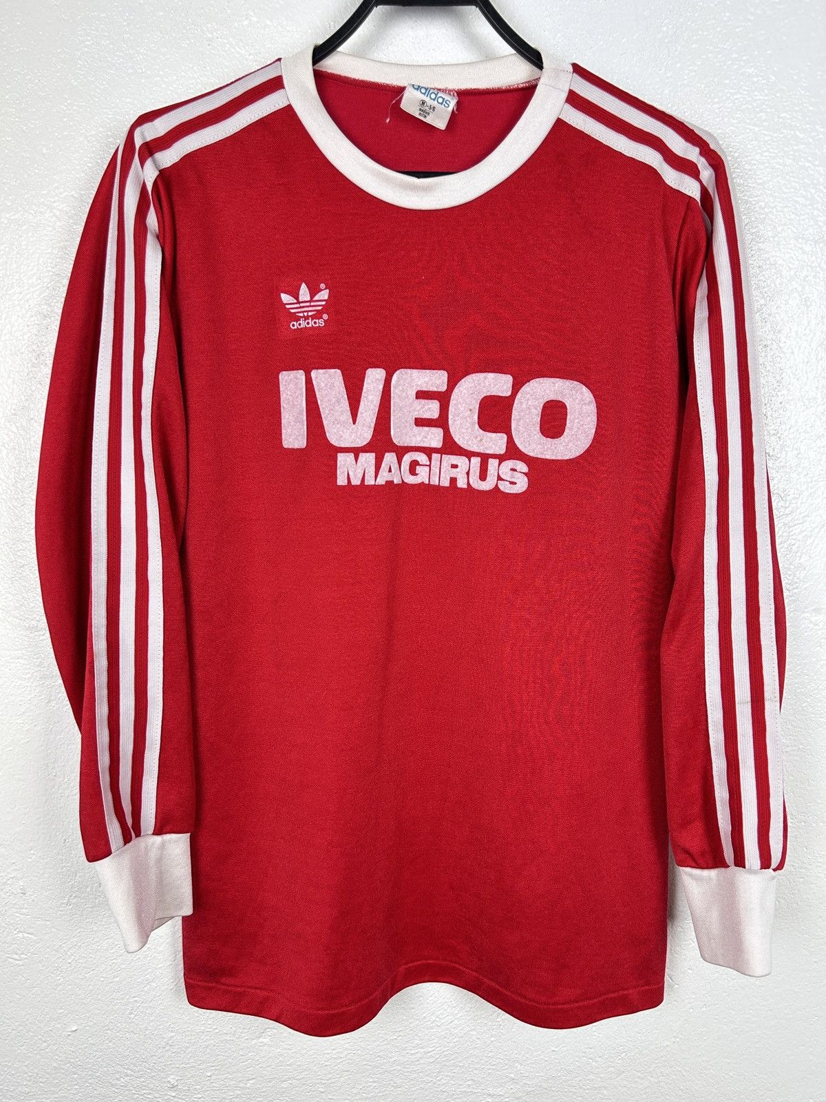 Adidas 80s Adidas Bayern Munchen 1983/84 Home Kit #8 Issue Jersey Size US M / EU 48-50 / 2 - 4 Thumbnail