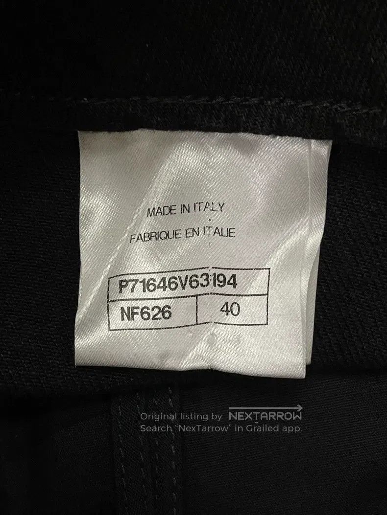 Chanel Chanel Black denim stitched mesh trousers Size 26" / US 2 / IT 38 - 4 Thumbnail