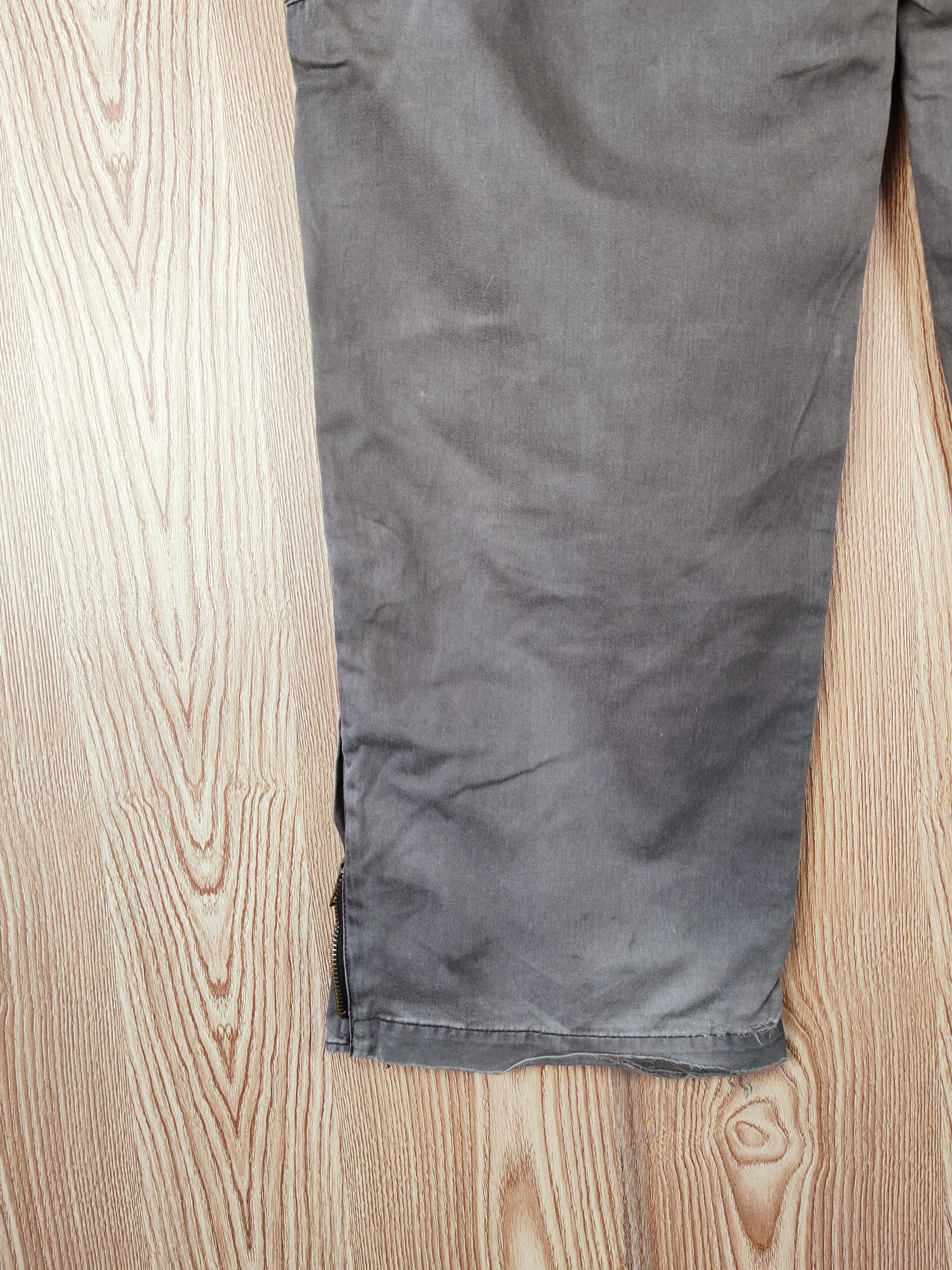 Japanese Brand Plusmore Dark Brown Faded Multipocket Cargo Pants #w444 Size US 33 - 10 Thumbnail